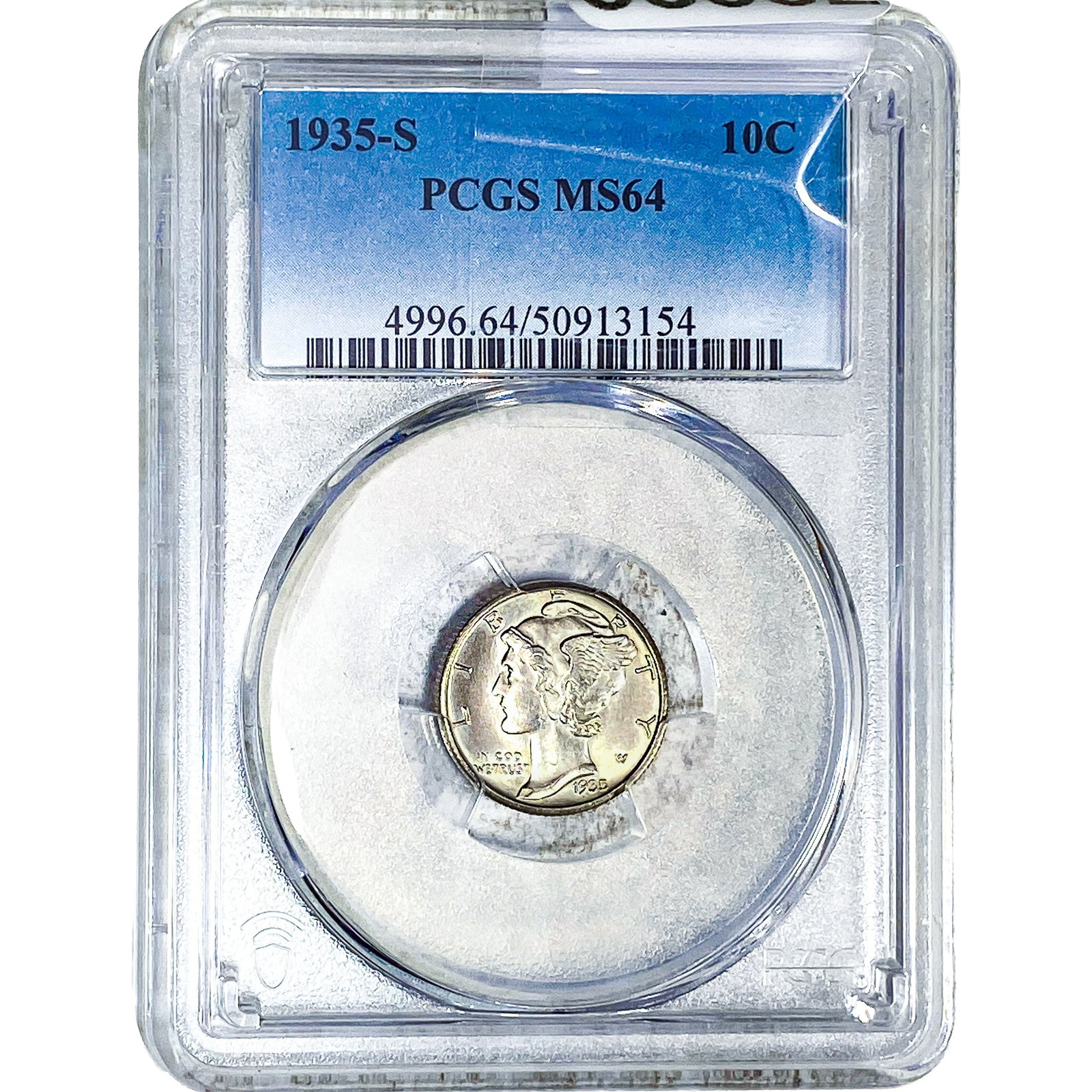 1935-S Mercury Silver Dime NGC MS64 (1 of 2)