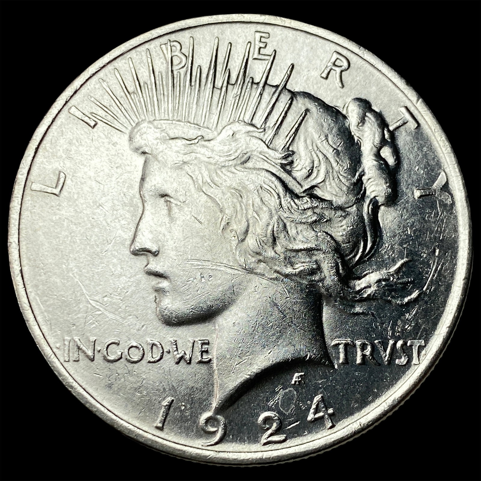 1924 Silver Peace Dollar UNCIRCULATED: 1924 Silver Peace Dollar UNCIRCULATED