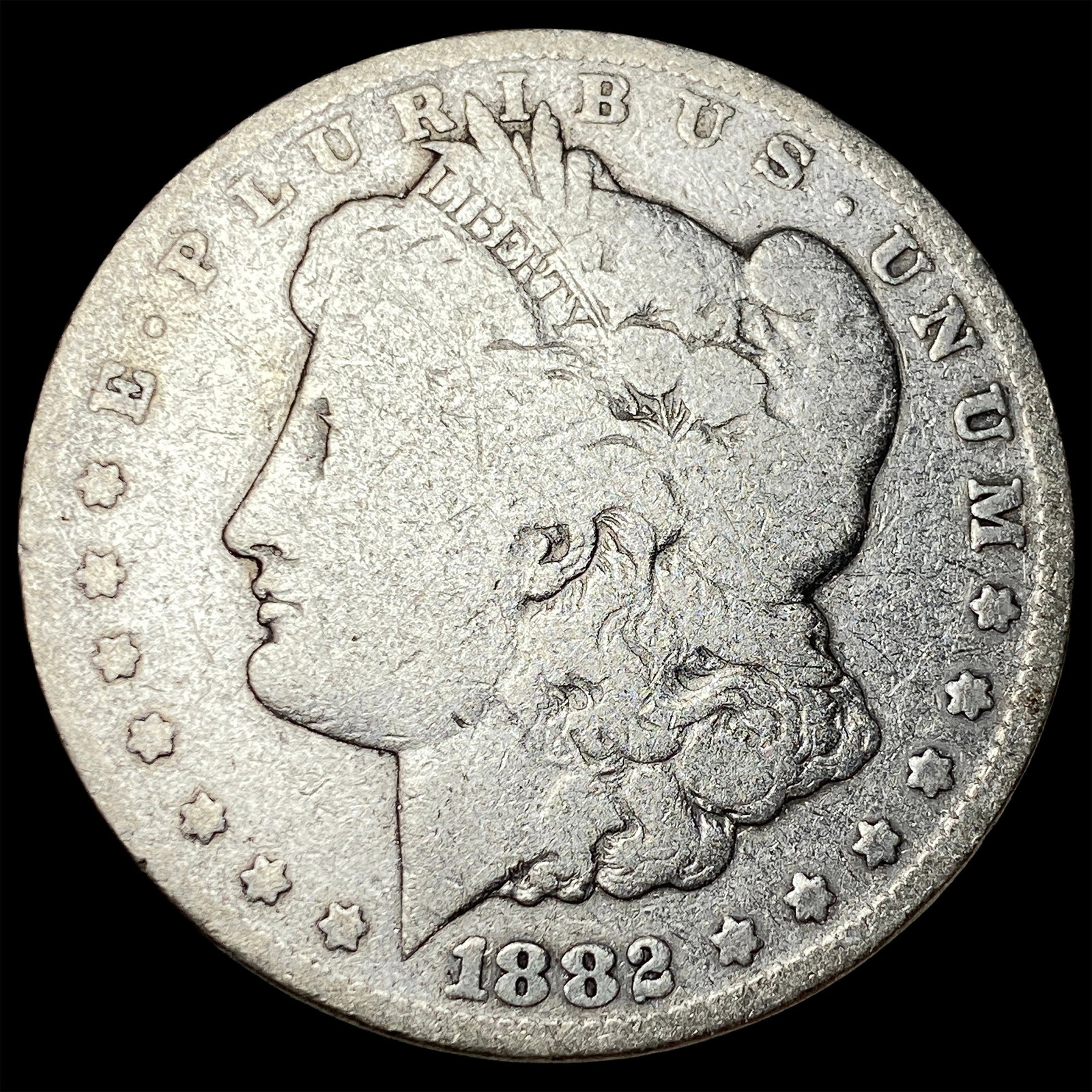 1882-CC Silver Morgan Dollar NICELY CIRCULATED: 1882-CC Silver Morgan Dollar NICELY CIRCULATED