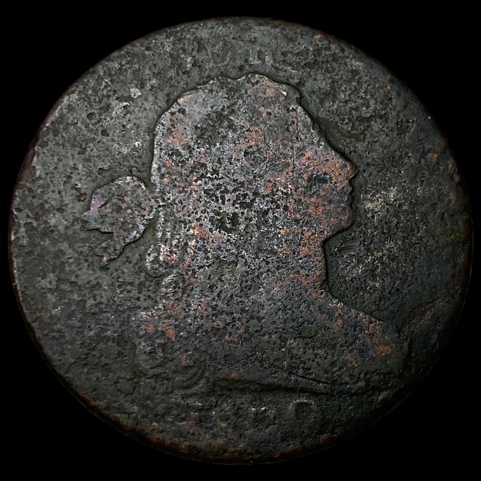 1800 Draped Bust Large Cent NICELY CIRCULATED: 1800 Draped Bust Large Cent NICELY CIRCULATED