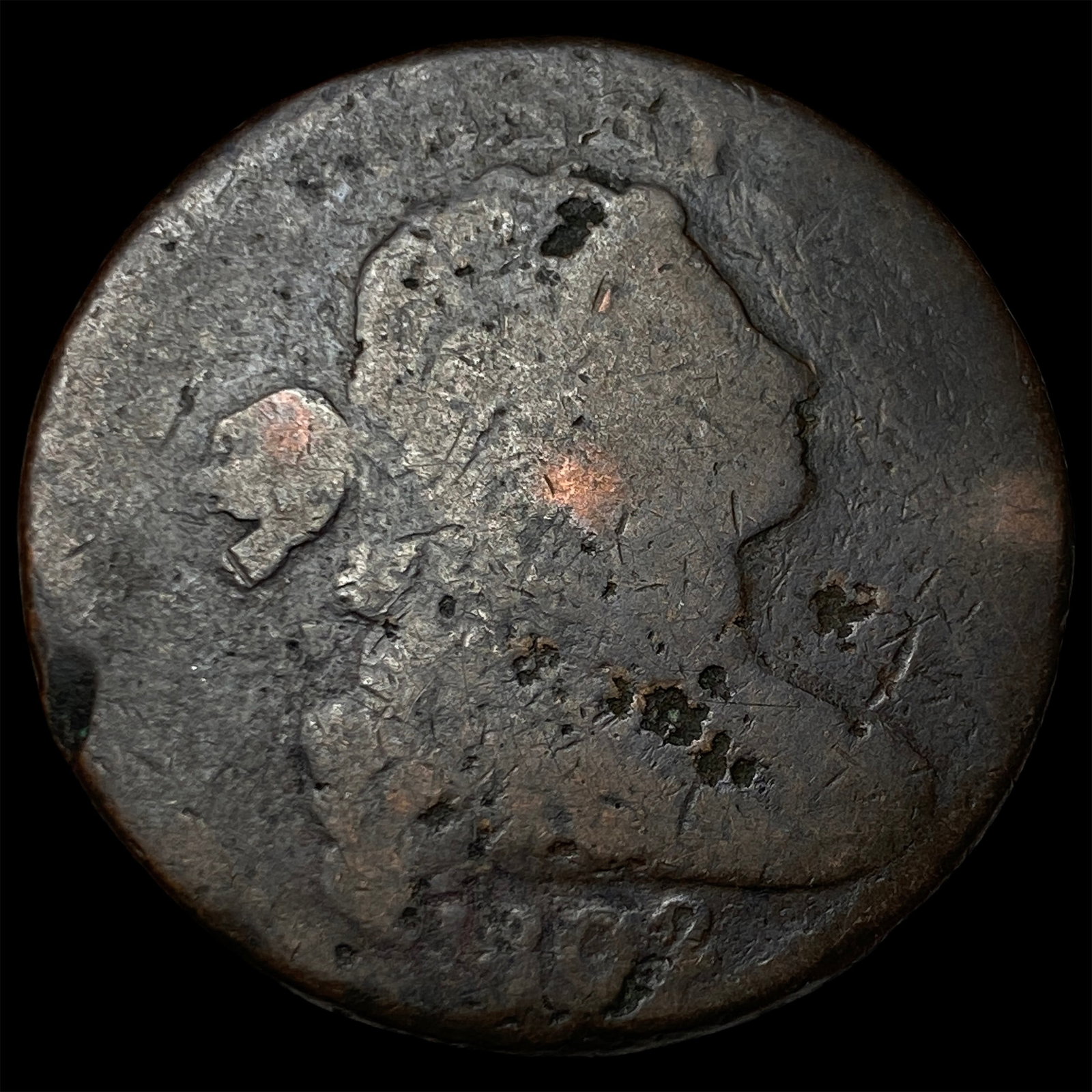 1802 Draped Bust Large Cent NICELY CIRCULATED (1 of 2)