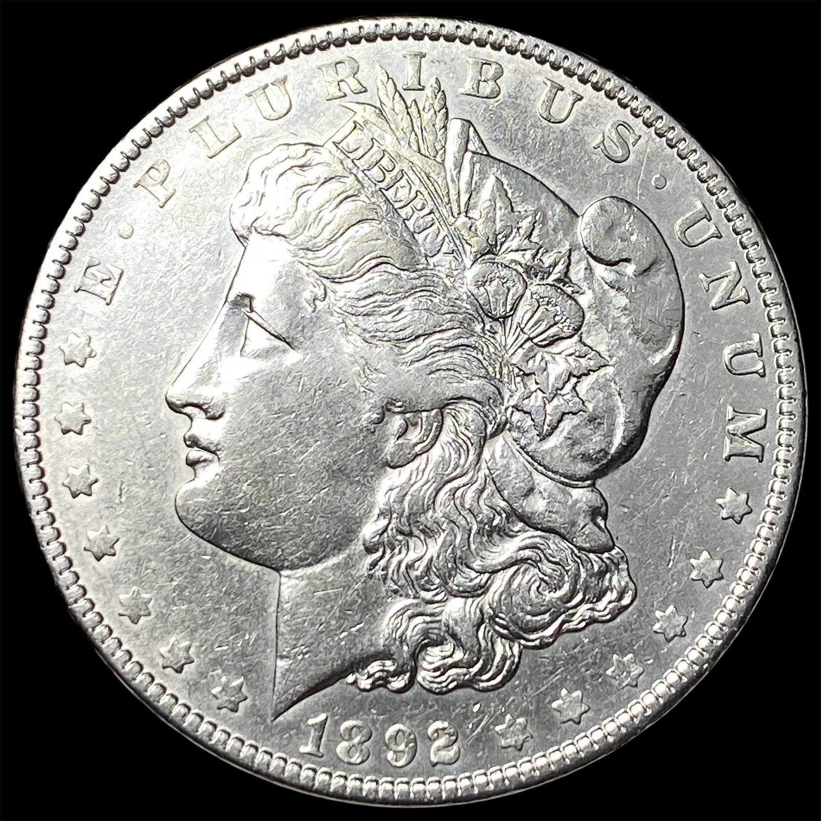 1892 Morgan Silver Dollar CLOSELY UNCIRCULATED (1 of 2)
