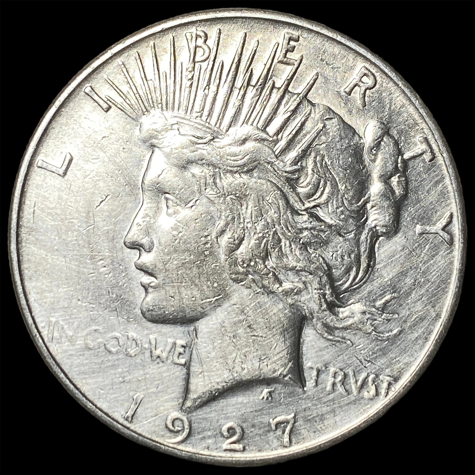 1927-S Peace Silver Dollar HIGH GRADE (1 of 2)
