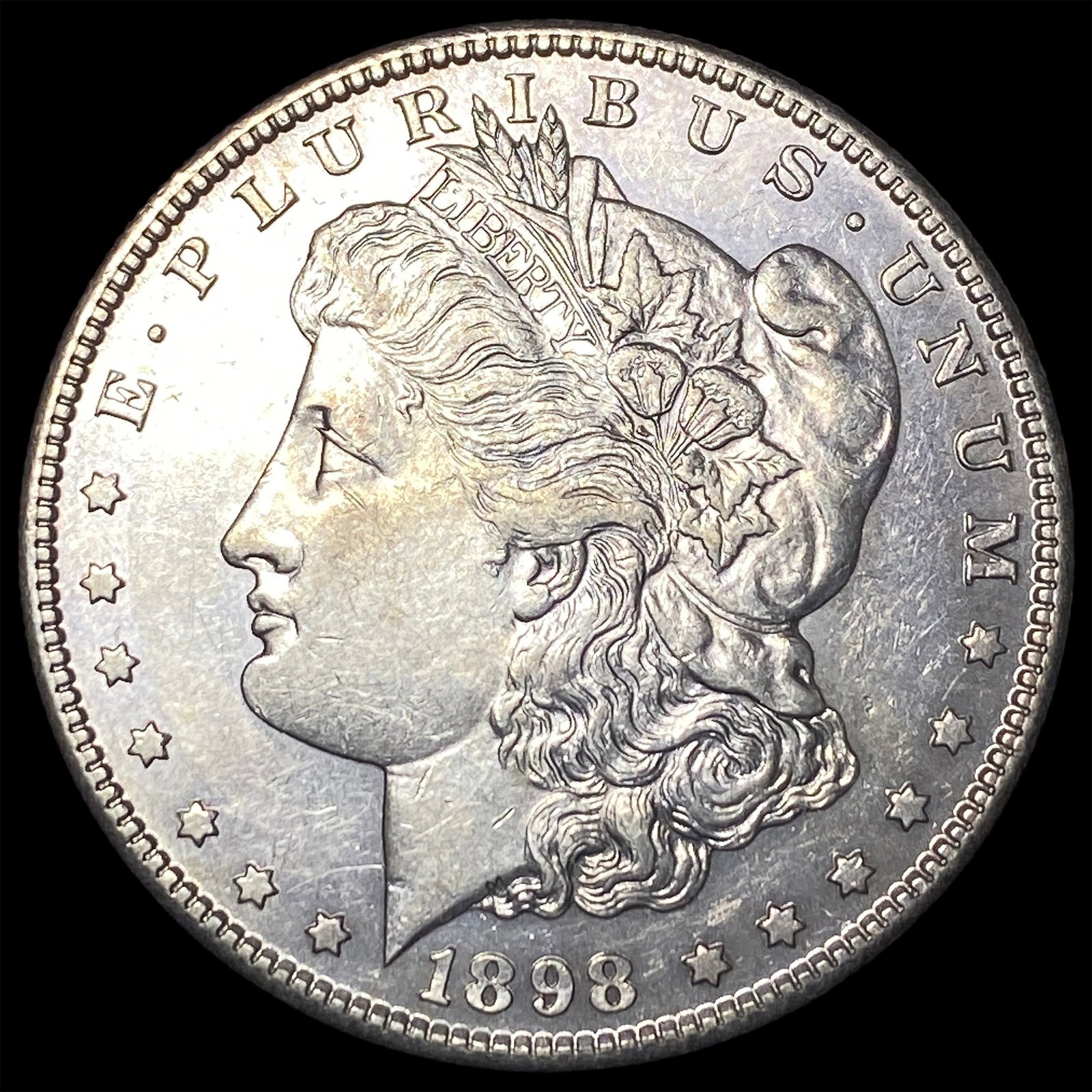 1898-S Silver Morgan Dollar CLOSELY UNCIRCULATED: 1898-S Silver Morgan Dollar CLOSELY UNCIRCULATED