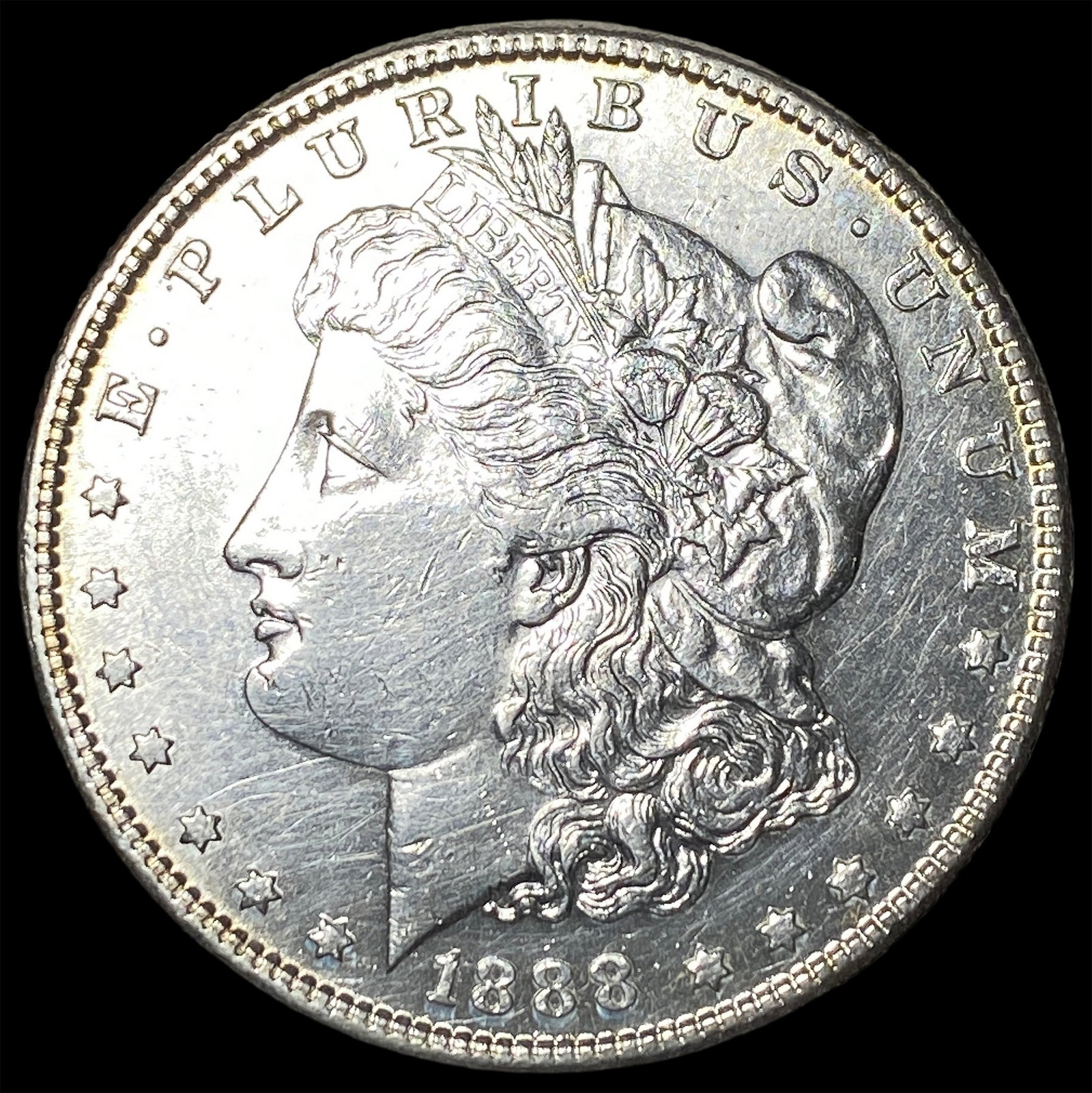 1888-S Silver Morgan Dollar CLOSELY UNCIRCULATED: 1888-S Silver Morgan Dollar CLOSELY UNCIRCULATED