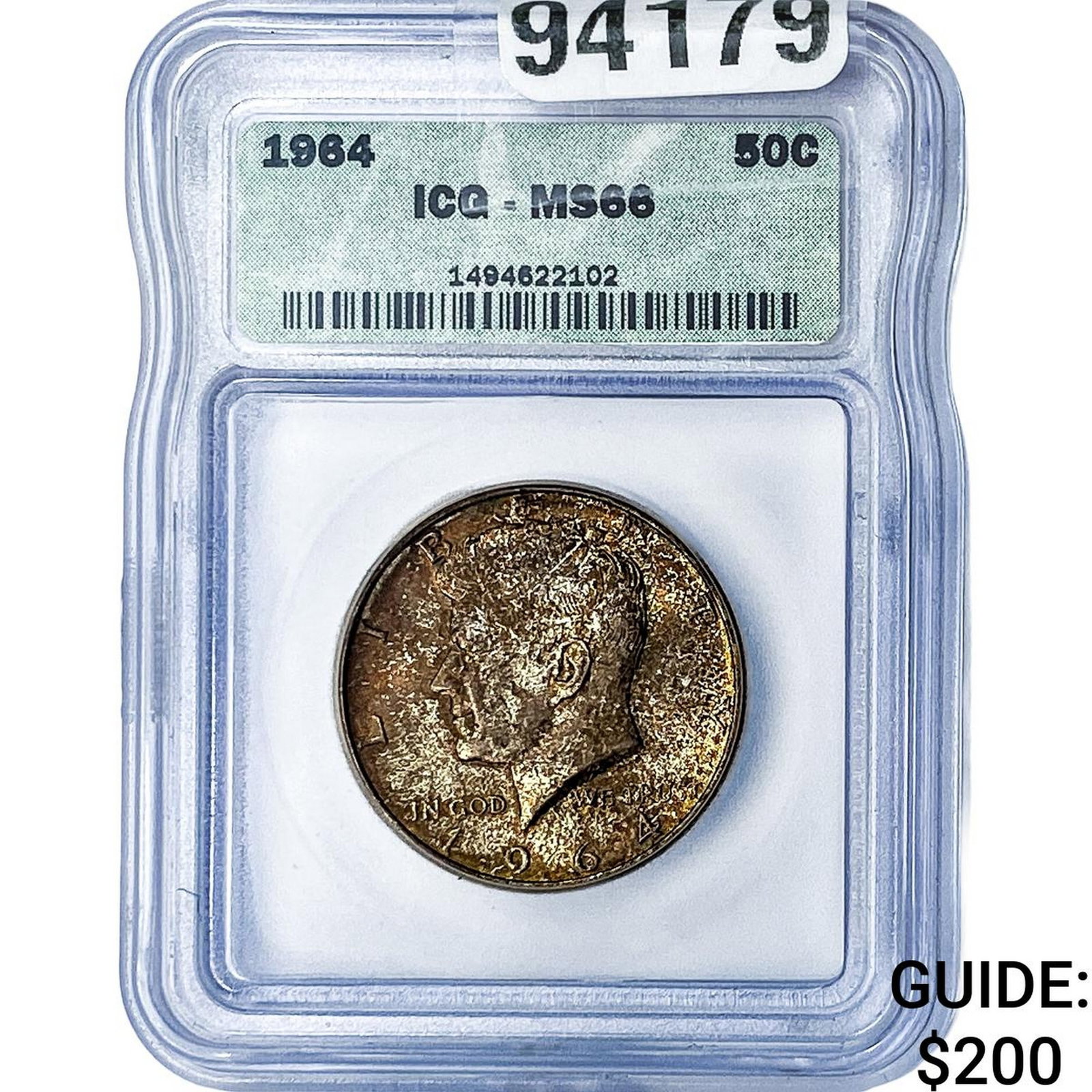1964 Kennedy Half Dollar ICG MS66 (1 of 2)