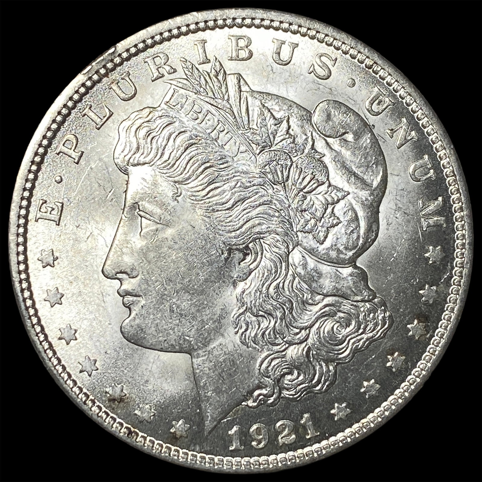 1921 Silver Morgan Dollar CHOICE BU: 1921 Silver Morgan Dollar CHOICE BU