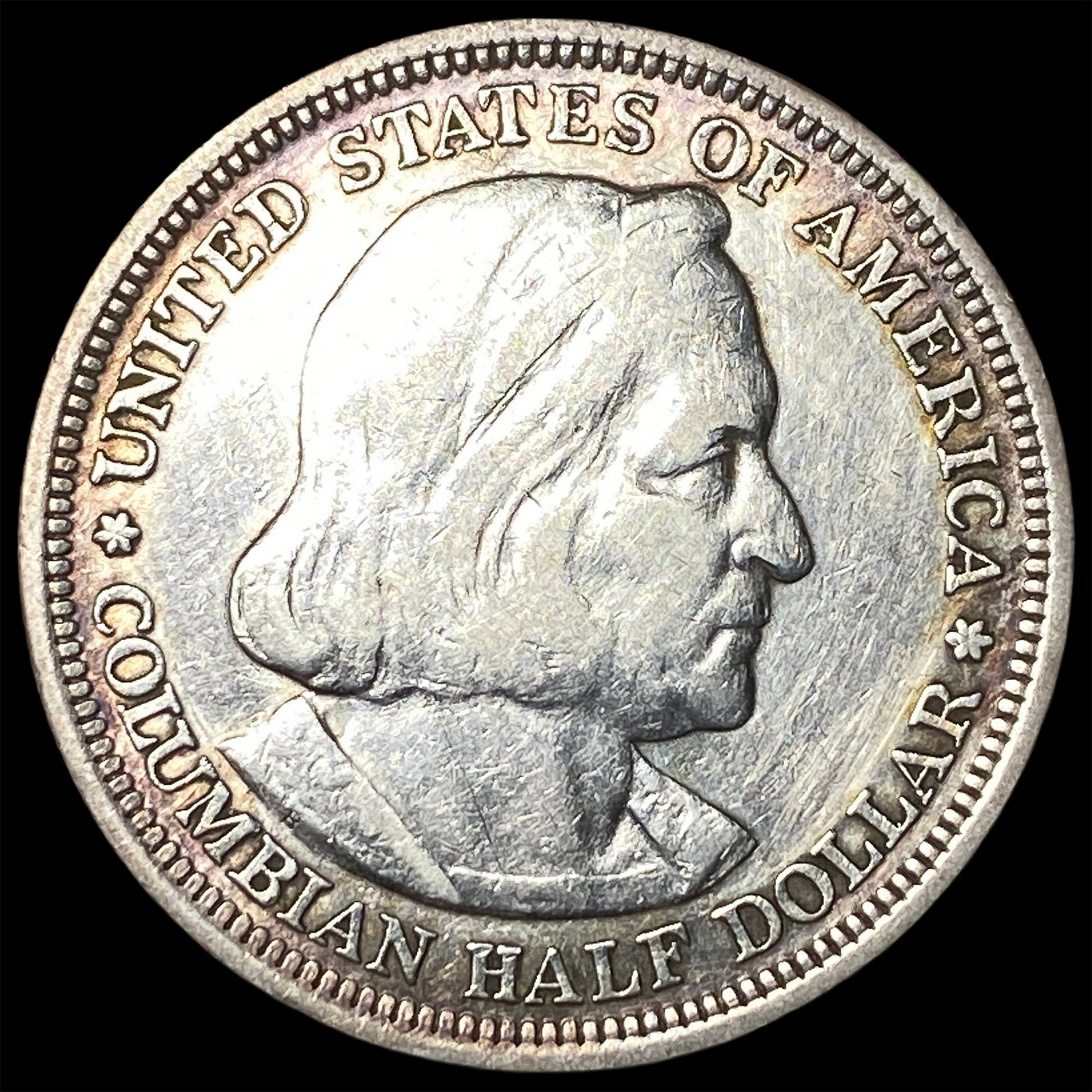 1893 Silver Columbian Expo Half Dollar LIGHTLY CIRCULATED: 1893 Silver Columbian Expo Half Dollar LIGHTLY CIRCULATED