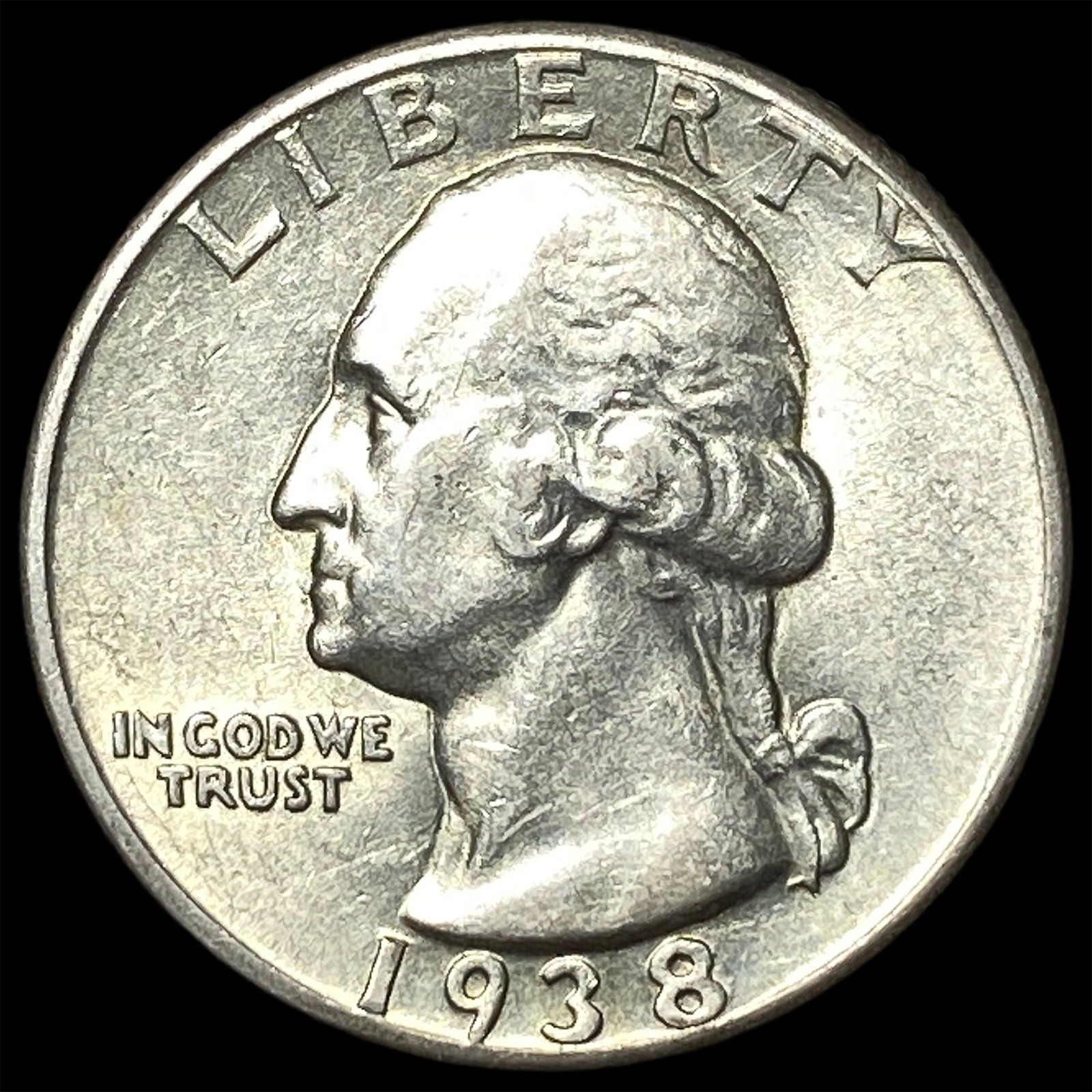1938 Silver Washington Quarter UNCIRCULATED: 1938 Silver Washington Quarter UNCIRCULATED