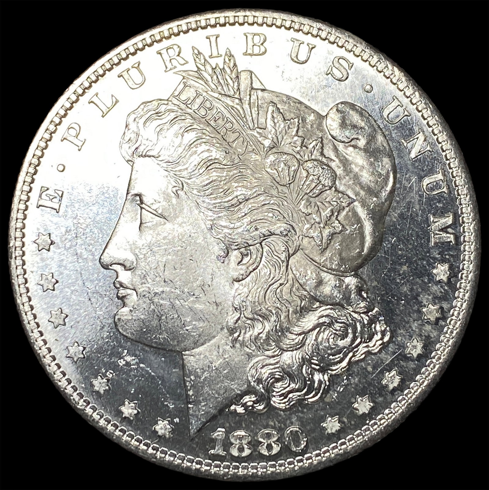 1880-S Silver Morgan Dollar UNCIRCULATED: 1880-S Silver Morgan Dollar UNCIRCULATED
