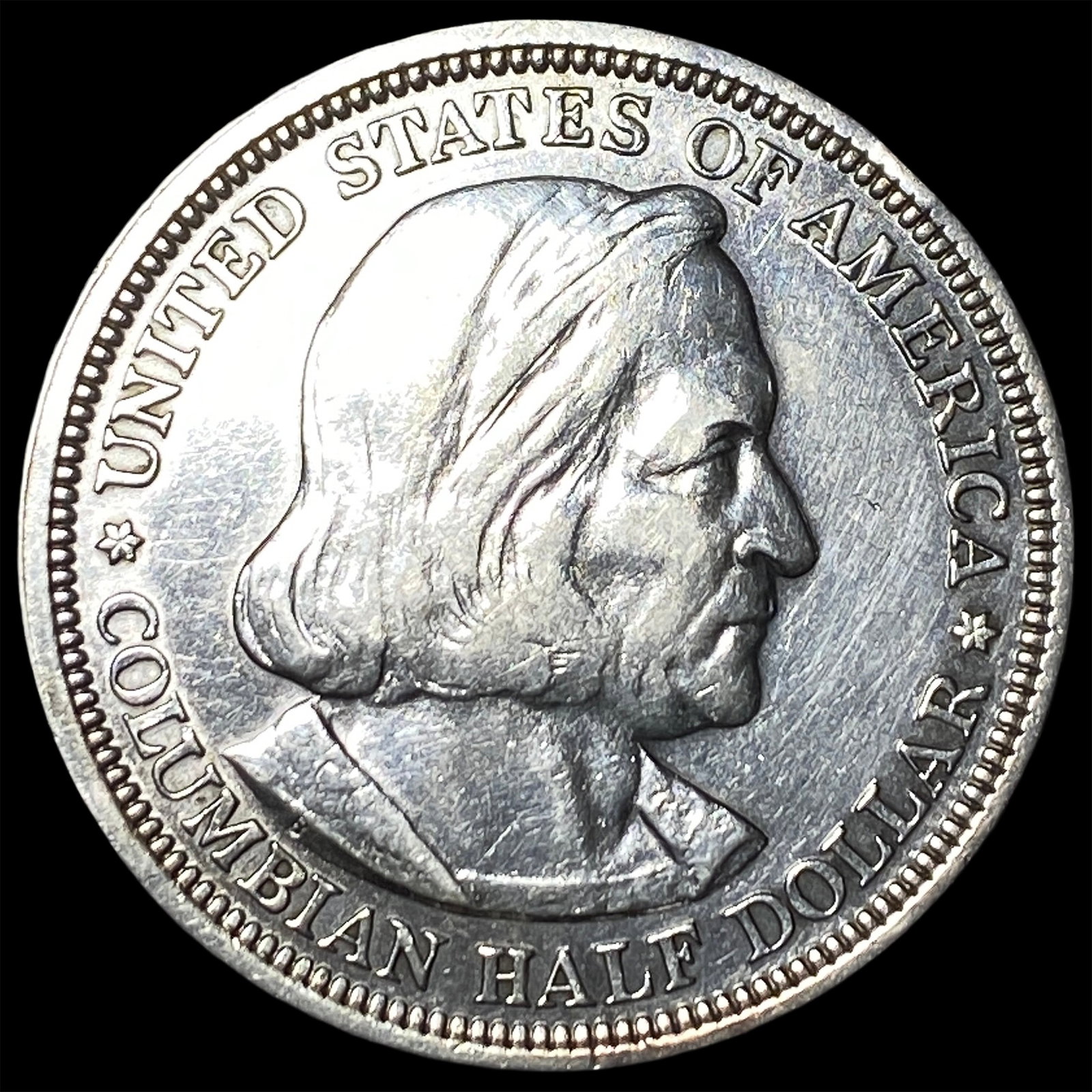 1892 Silver Columbian Expo Half Dollar LIGHTLY CIRCULATED (1 of 2)