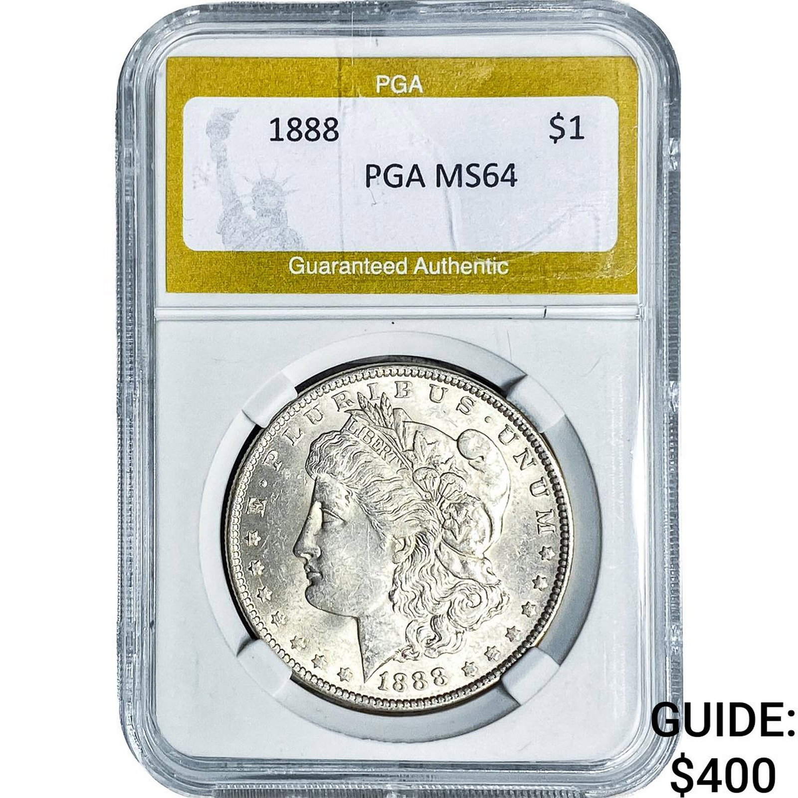 1888 Morgan Silver Dollar PGA MS64: 1888 Morgan Silver Dollar PGA MS64