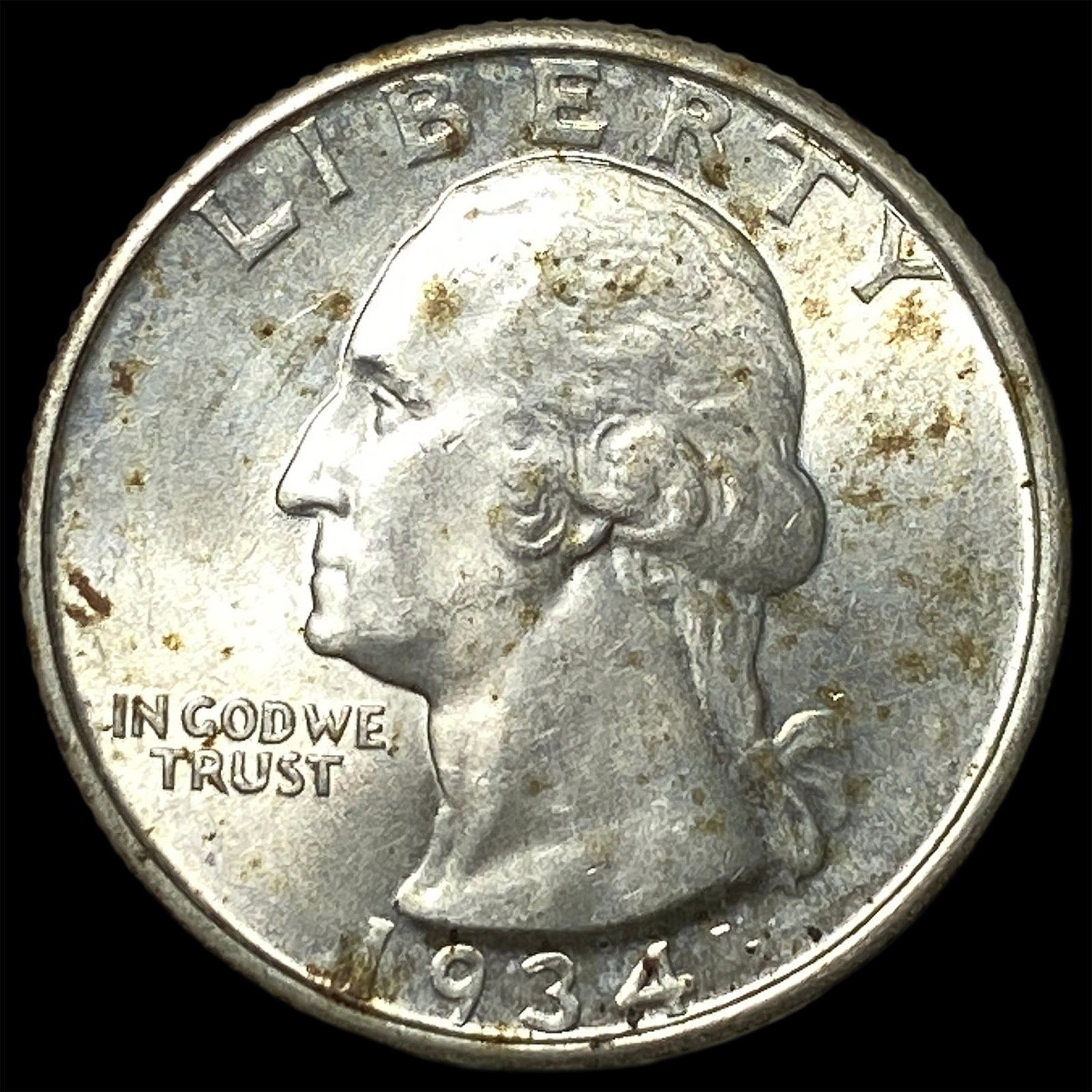 1934 Silver Washington Quarter UNCIRCULATED (1 of 2)