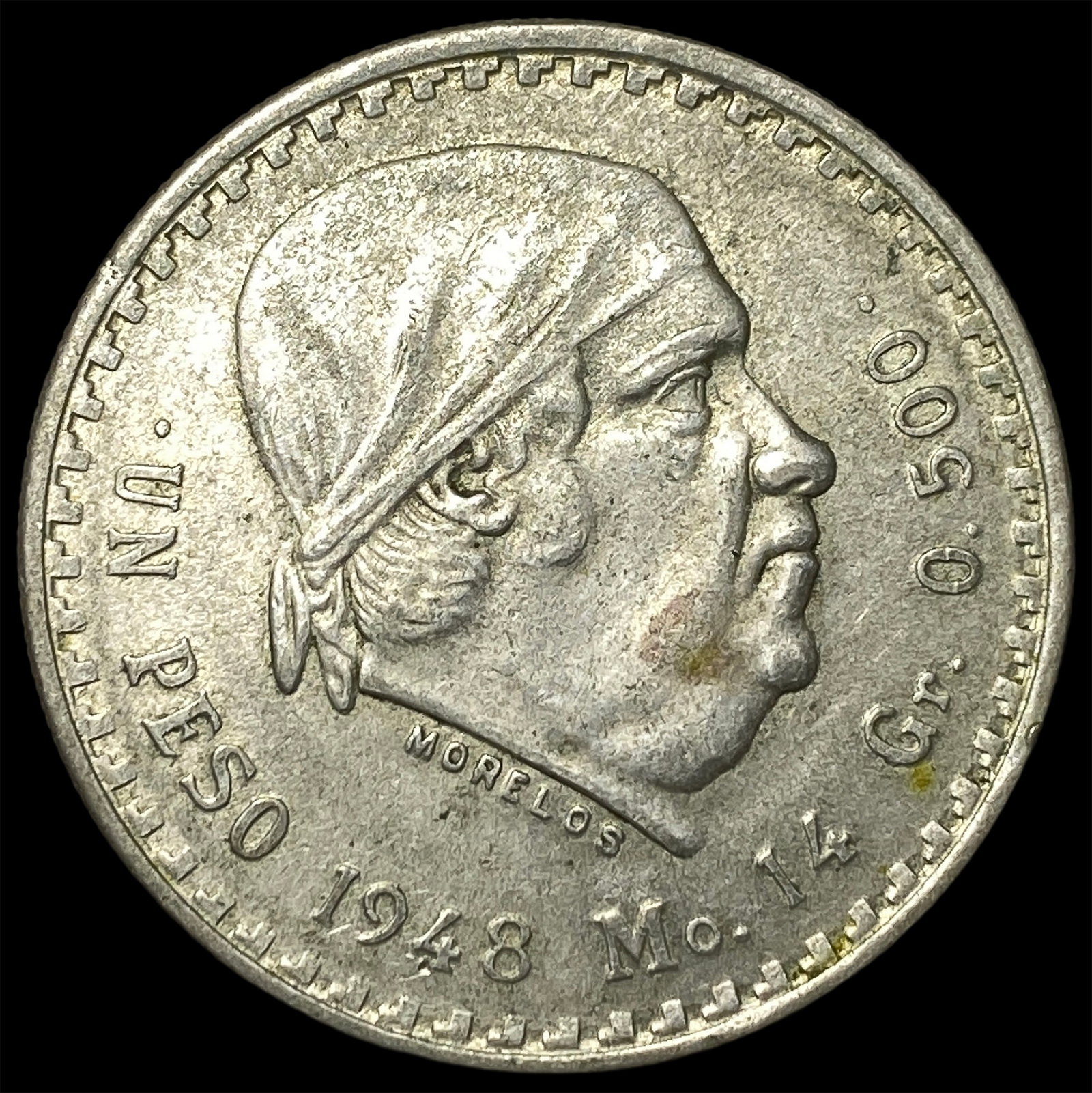 1948 Mexico Silver 1 Peso (1 of 2)