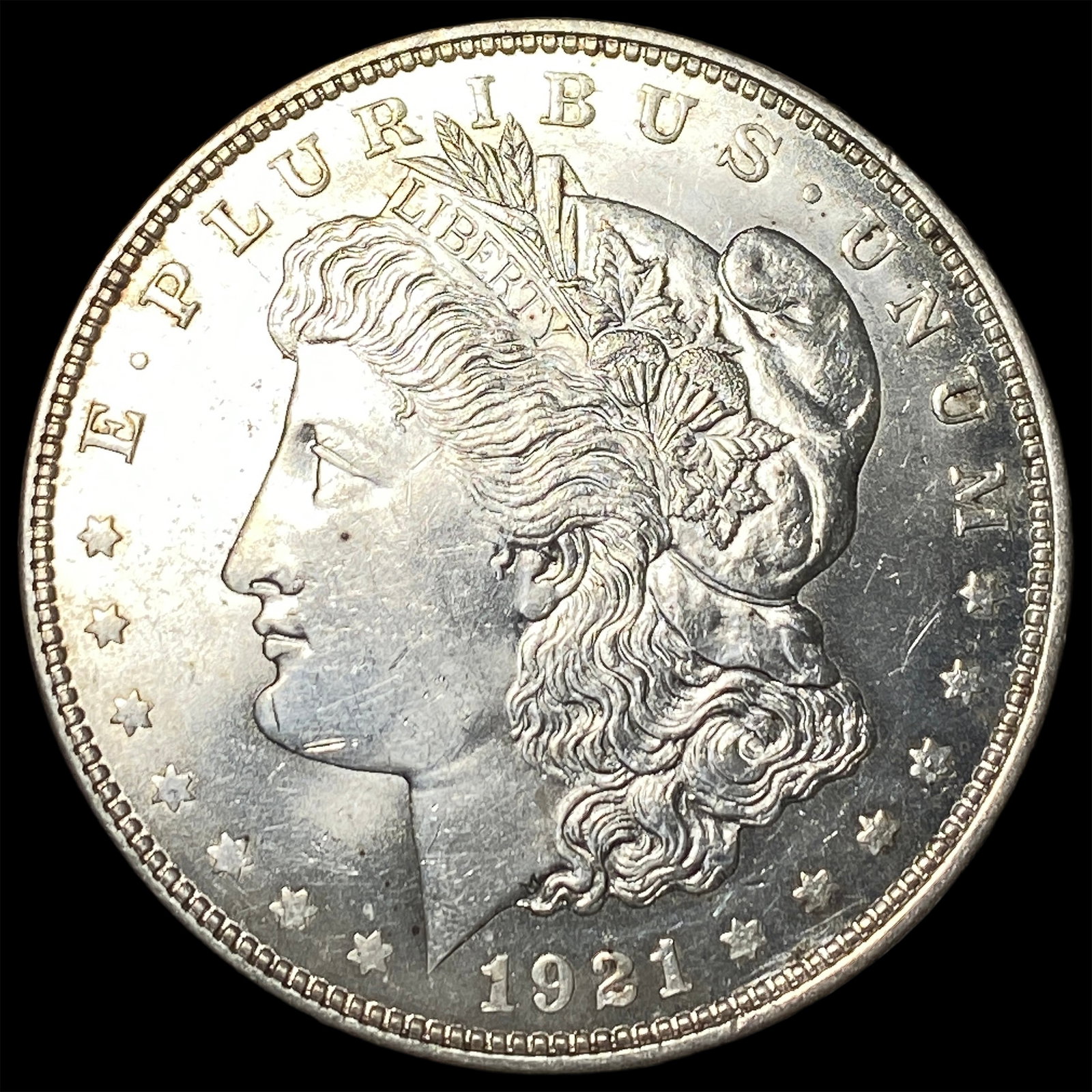 1921 Silver Morgan Dollar CHOICE BU: 1921 Silver Morgan Dollar CHOICE BU