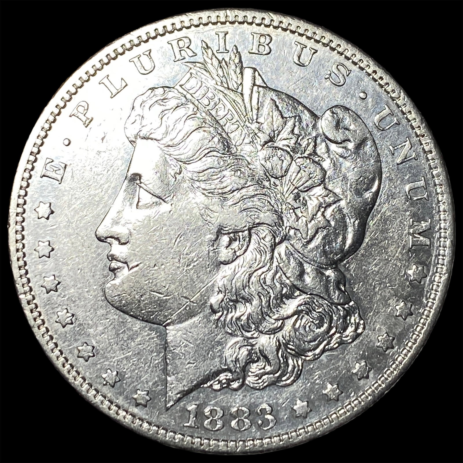 1883-S Morgan Silver Dollar CLOSELY UNCIRCULATED: 1883-S Morgan Silver Dollar CLOSELY UNCIRCULATED