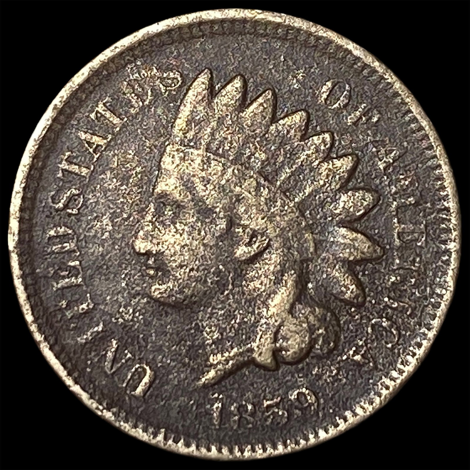 1859 Indian Head Cent LIGHTLY CIRCULATED (1 of 2)