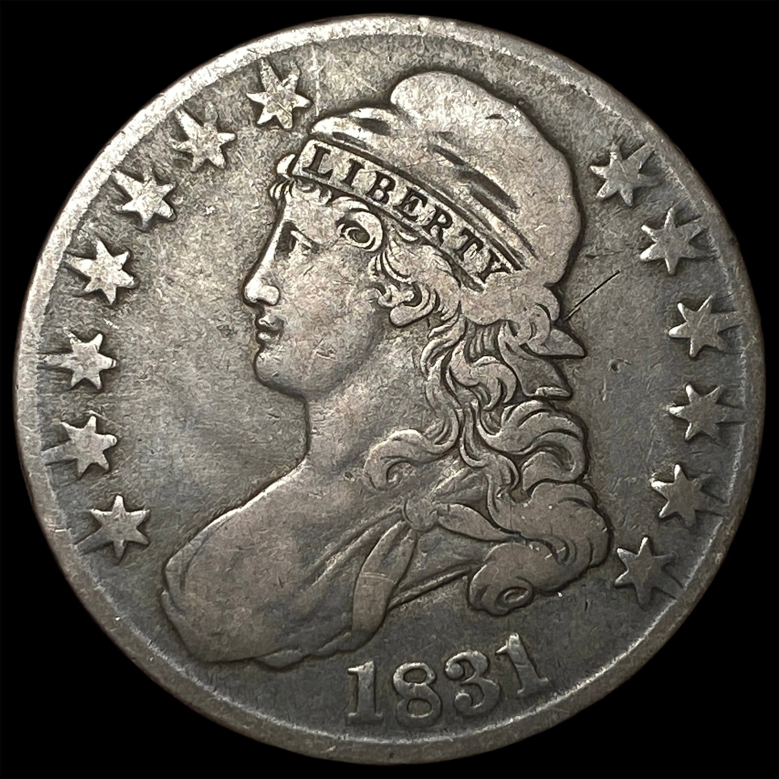 1831 Capped Bust Half Dollar LIGHTLY CIRCULATED (1 of 2)