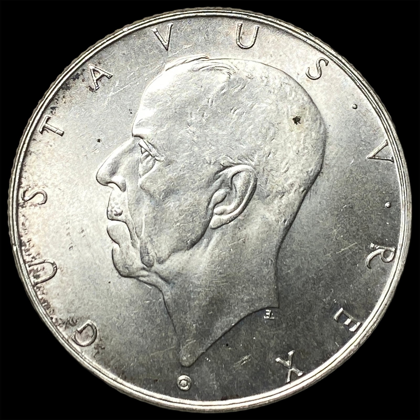 1938 Sweden Silver 2 Kronor: 1938 Sweden Silver 2 Kronor