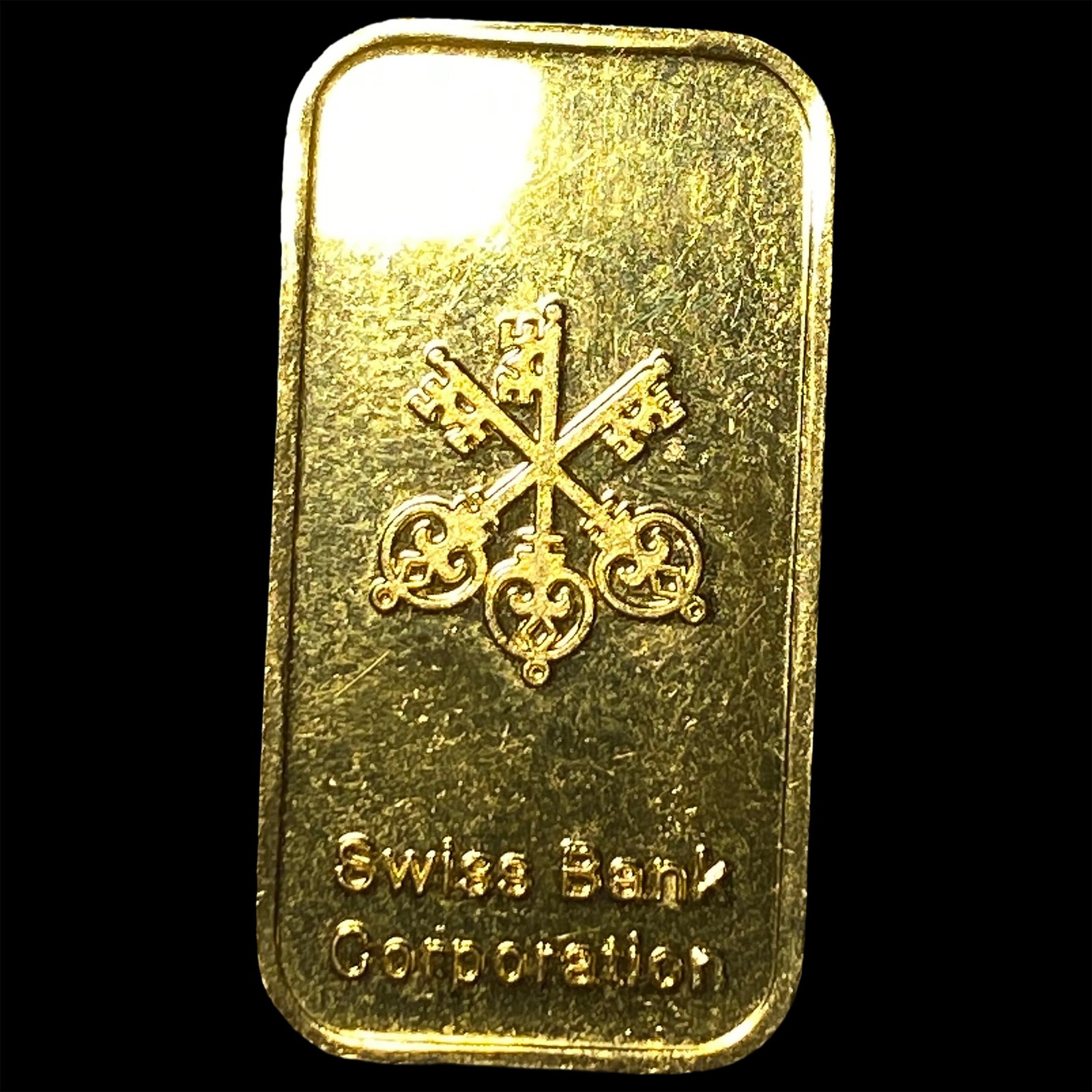 Swiss Bank Corporation 1/3oz Gold Bar HIGH GRADE: Swiss Bank Corporation 1/3oz Gold Bar HIGH GRADE