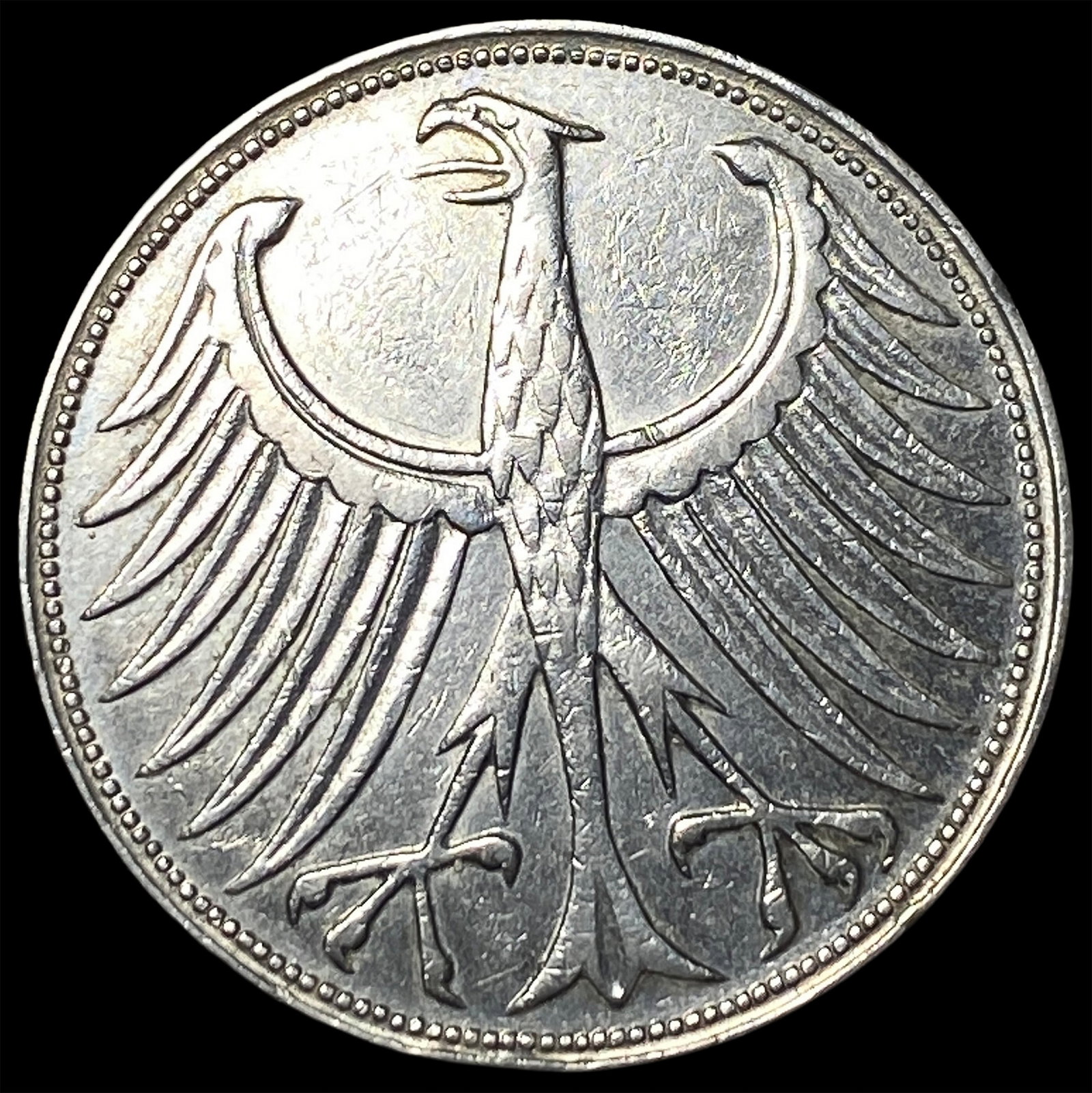 1951 Germany Silver 5 Mark: 1951 Germany Silver 5 Mark