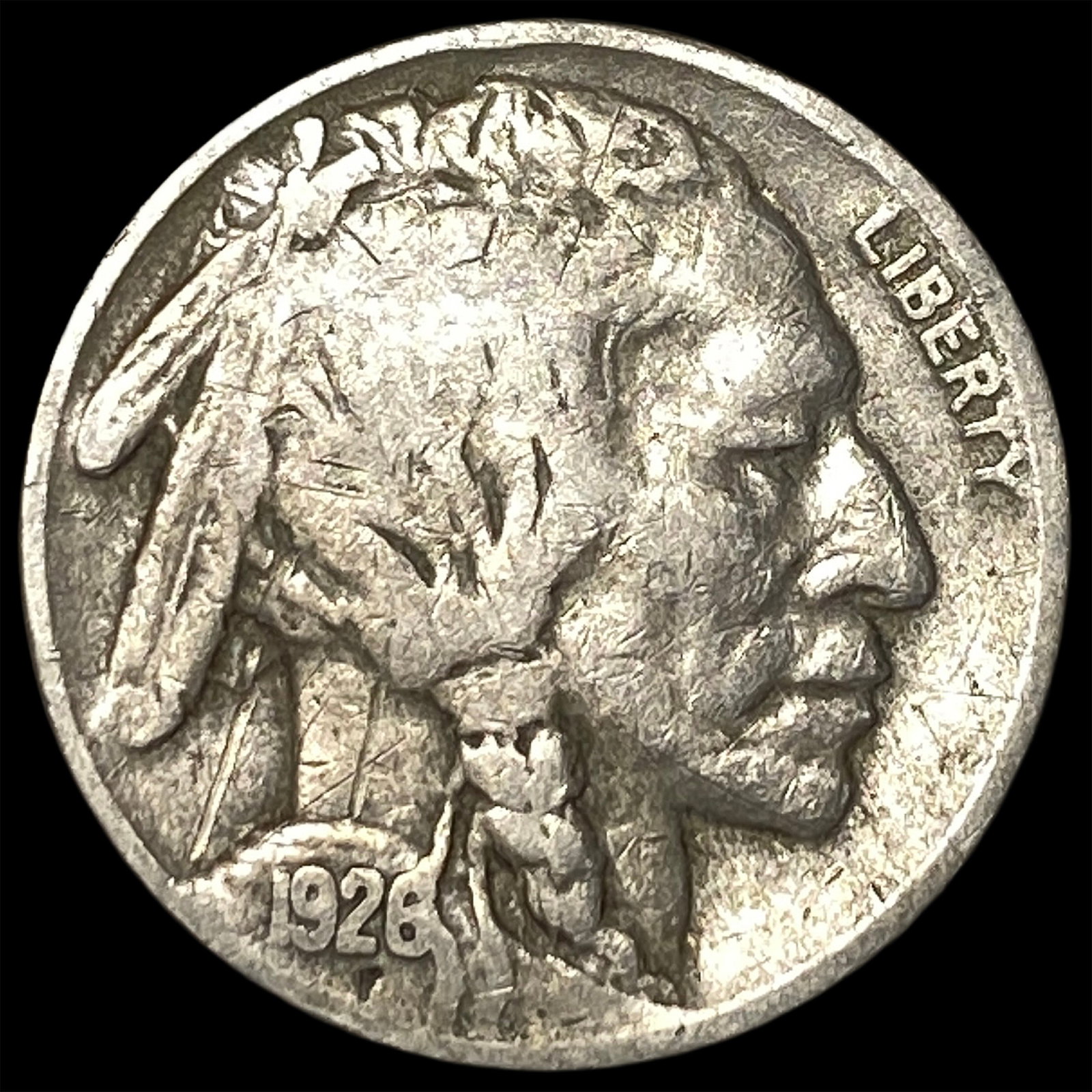 1926-S Buffalo Nickel ABOUT UNCIRCULATED: 1926-S Buffalo Nickel ABOUT UNCIRCULATED