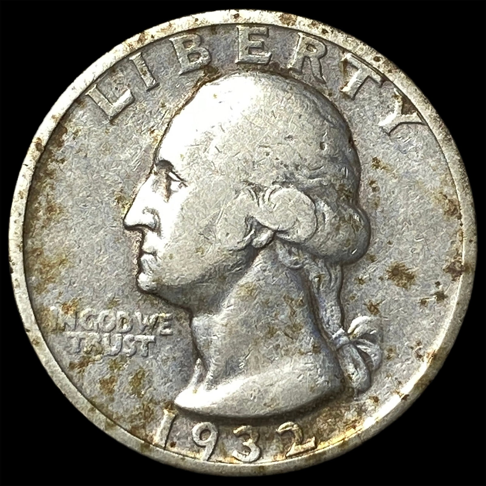 1932-S Silver Washington Quarter NICELY CIRCULATED (1 of 2)