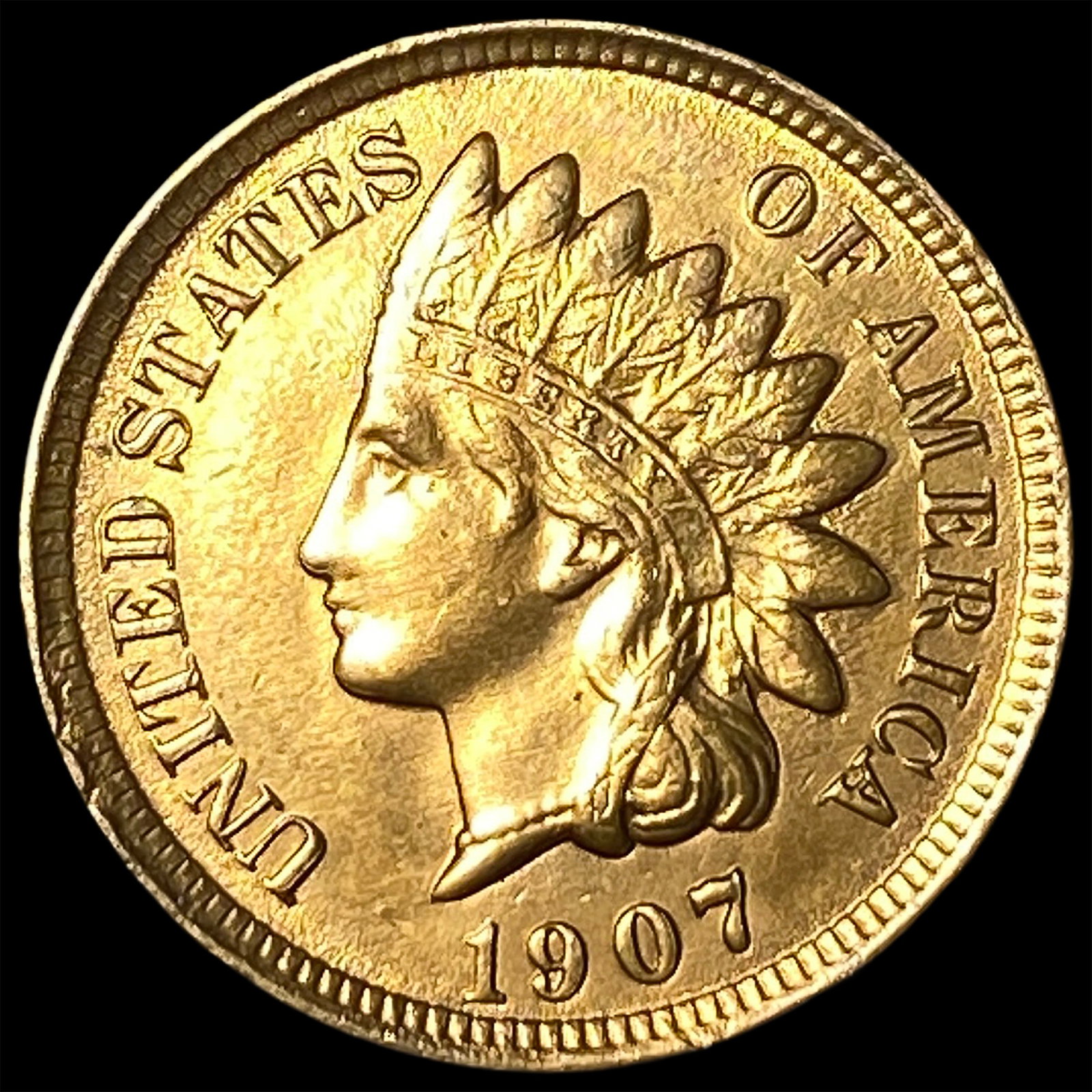 1907 Indian Head Cent UNCIRCULATED (1 of 2)