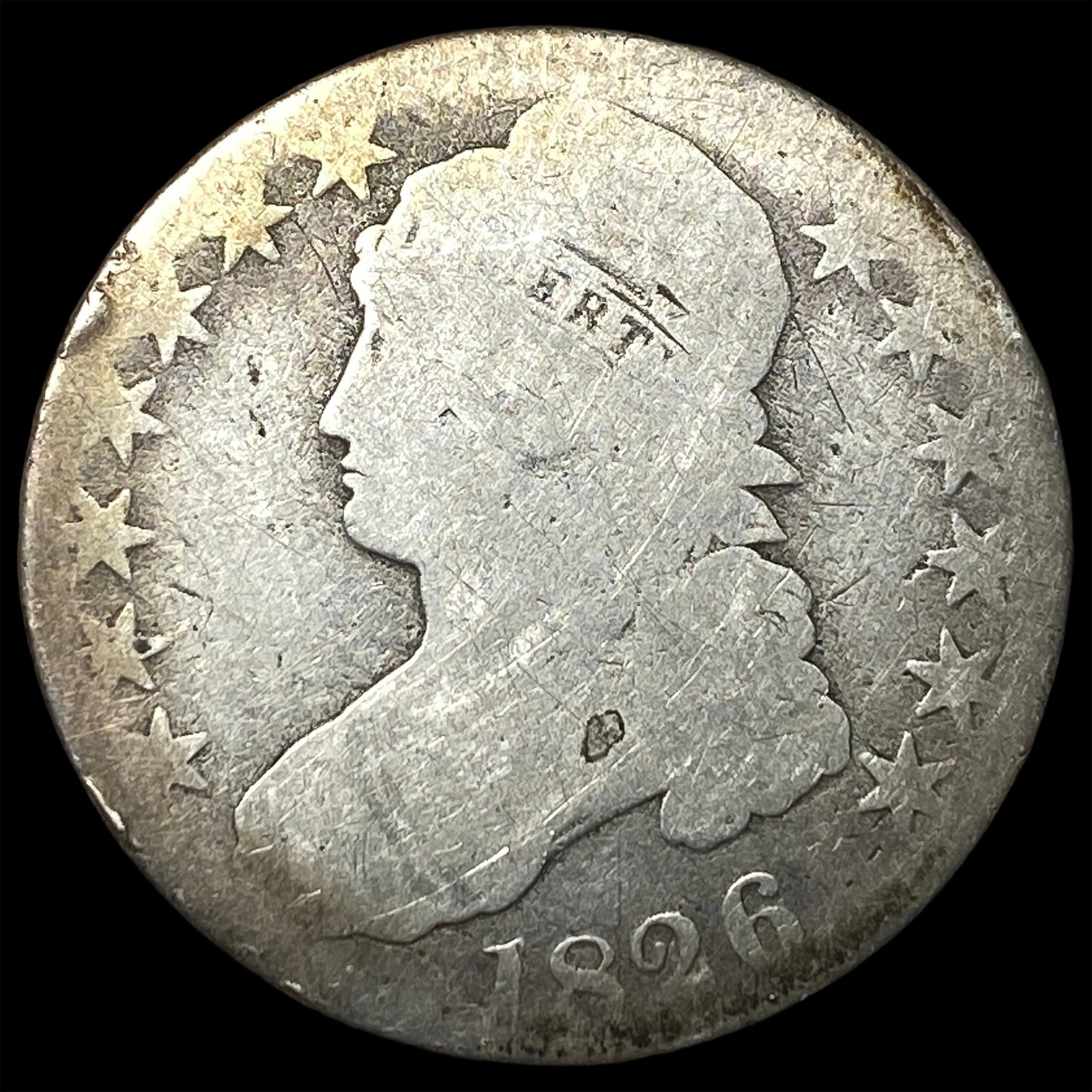 1826 Capped Bust Half Dollar NICELY CIRCULATED: 1826 Capped Bust Half Dollar NICELY CIRCULATED