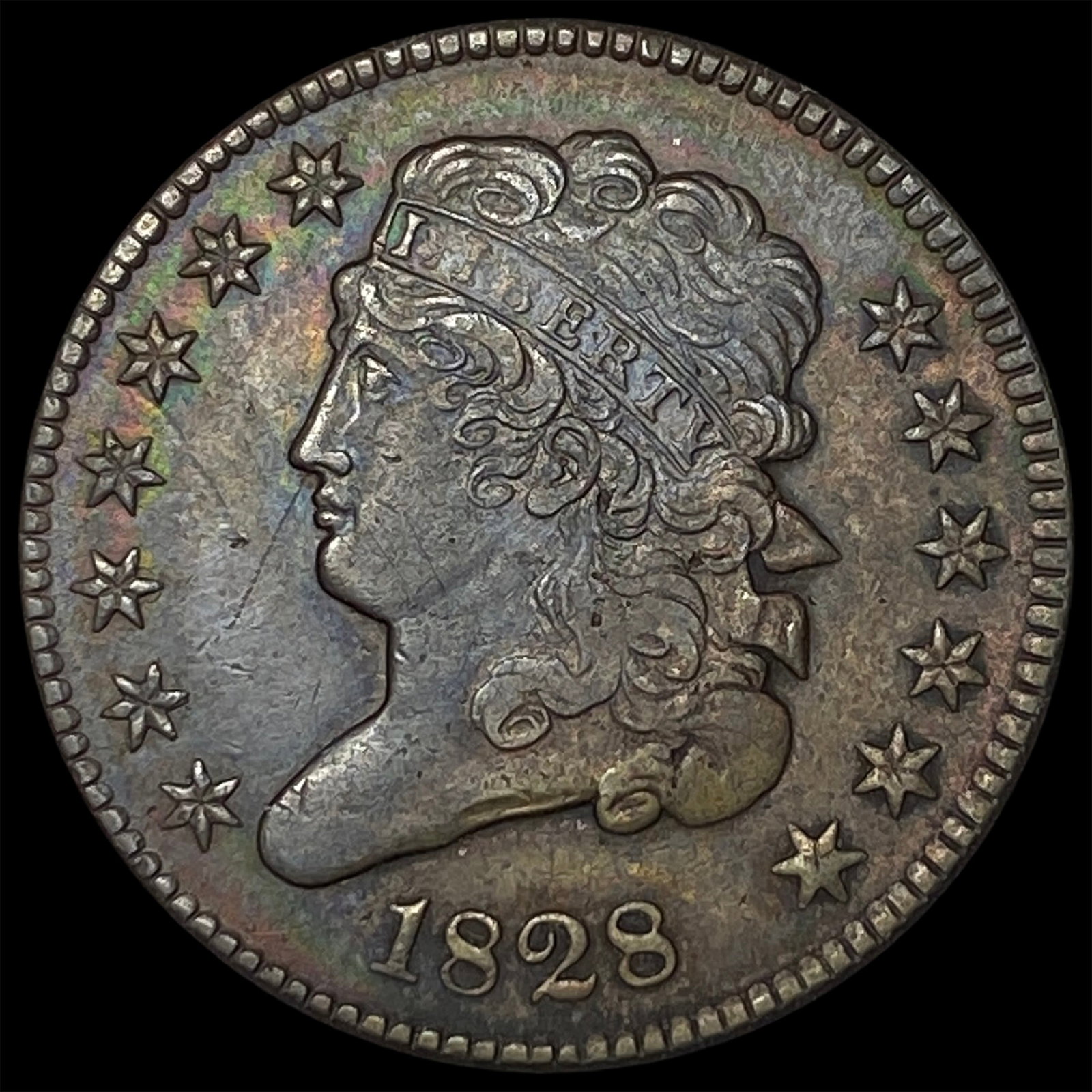 1828 Classic Head Half Cent NEARLY UNCIRCULATED (1 of 2)