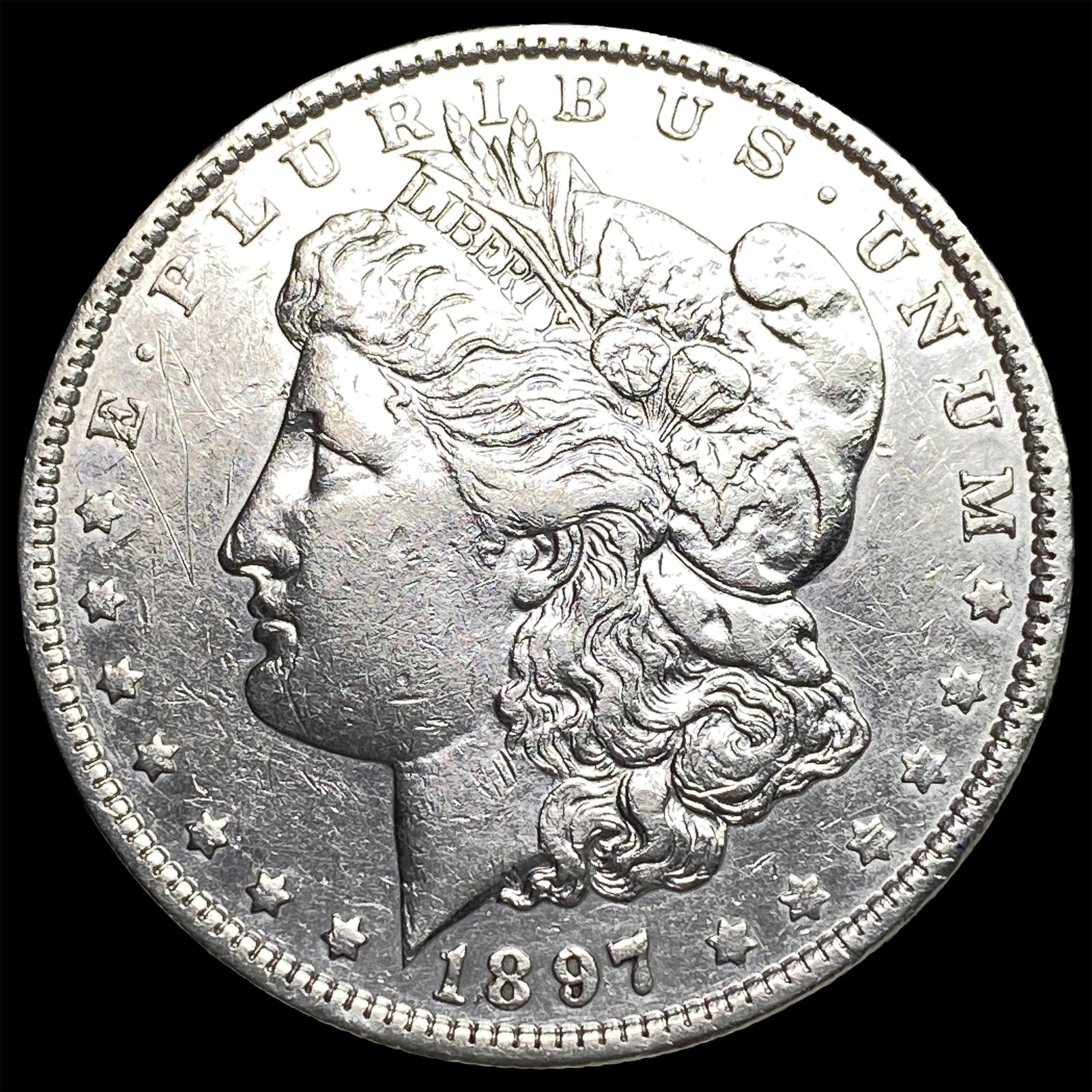 1897-O Morgan Silver Dollar CLOSELY UNCIRCULATED: 1897-O Morgan Silver Dollar CLOSELY UNCIRCULATED