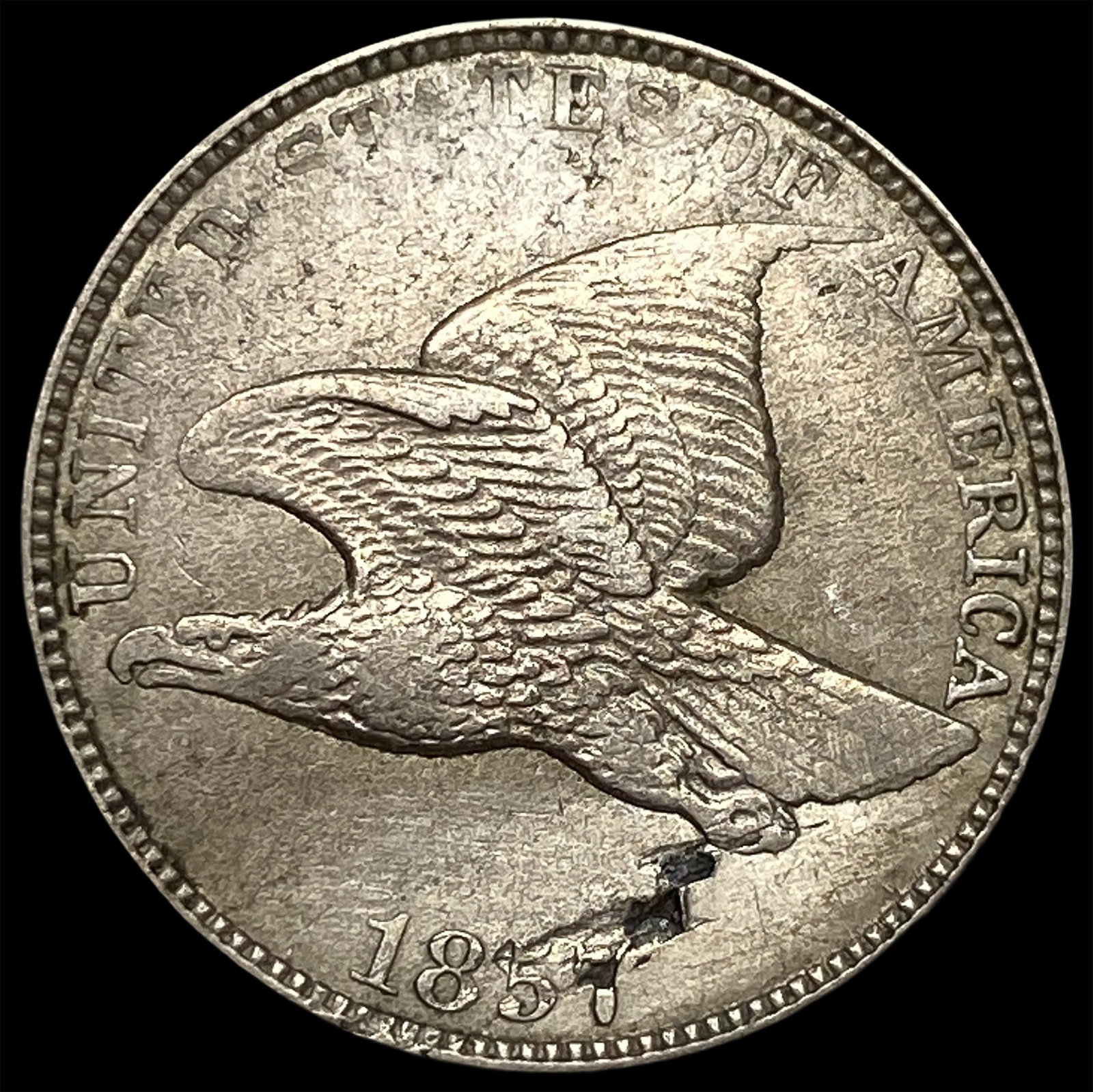 1857 Flying Eagle Cent LIGHTLY CIRCULATED (1 of 2)