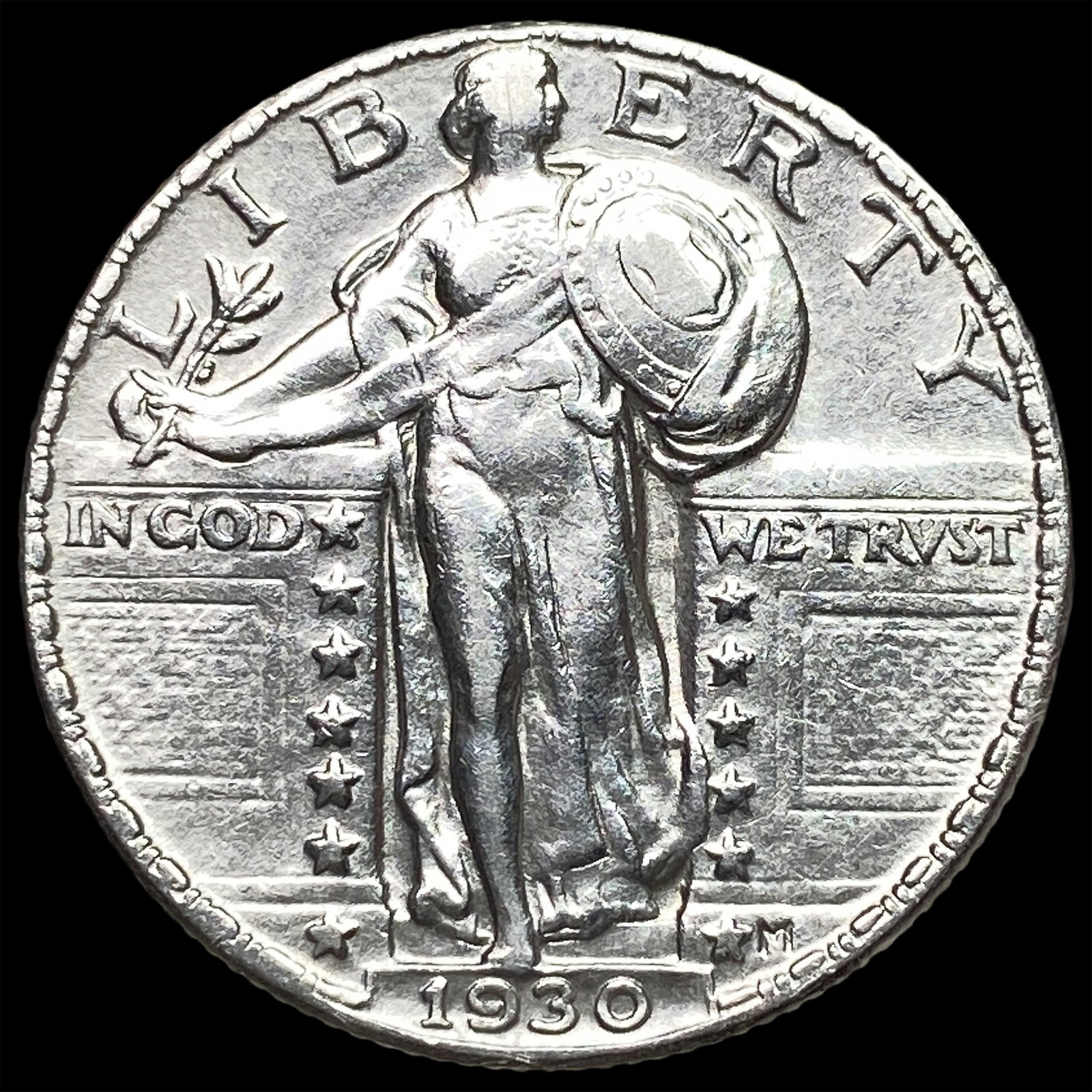 1930 Standing Liberty Silver Quarter CLOSELY UNCIRCULATED (1 of 2)