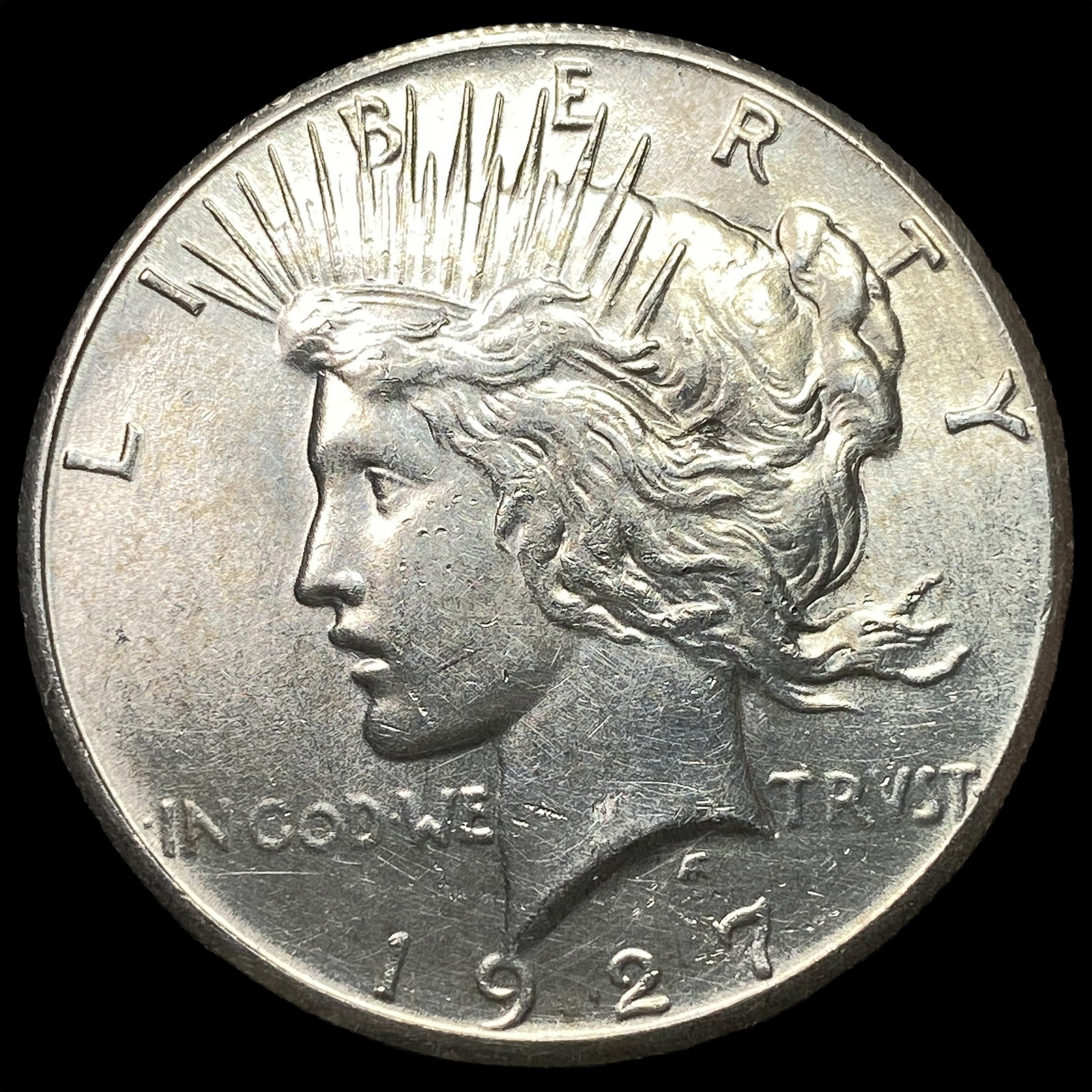 1927 Silver Peace Dollar CLOSELY UNCIRCULATED: 1927 Silver Peace Dollar CLOSELY UNCIRCULATED
