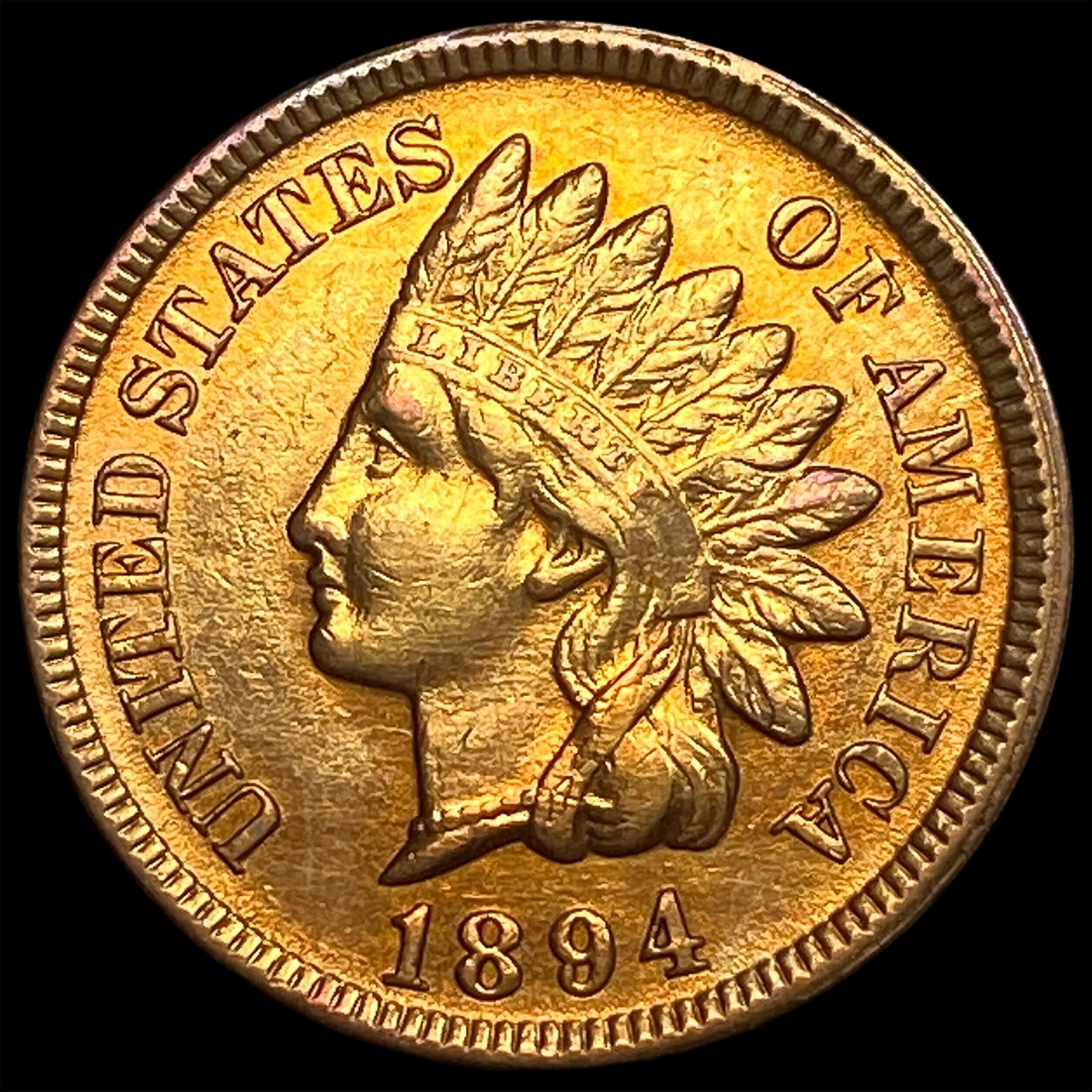1894 Indian Head Cent CHOICE AU: 1894 Indian Head Cent CHOICE AU