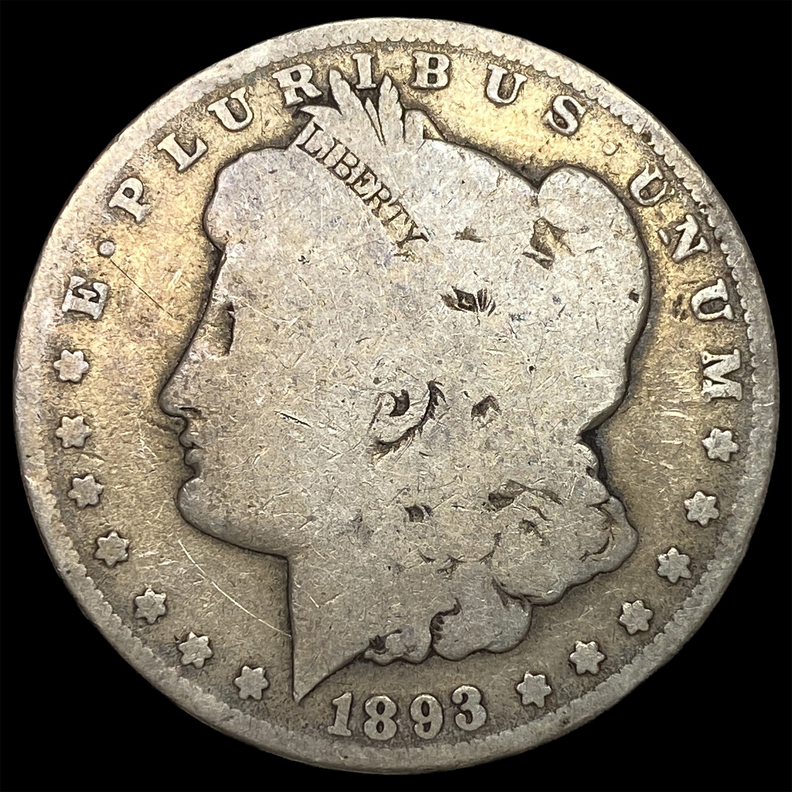 1893-O Silver Morgan Dollar NICELY CIRCULATED (1 of 2)