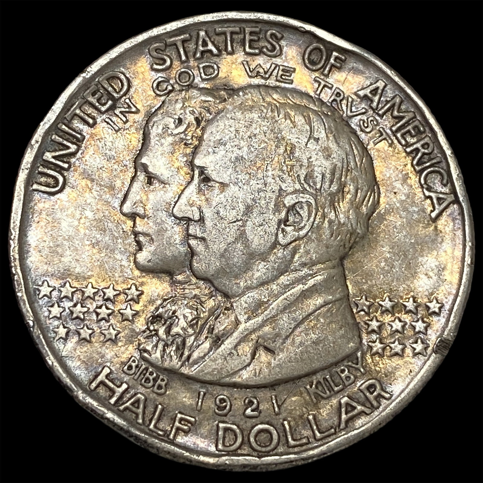 1921 Silver Half Dollar Alabama Centennial NEARLY UNCIRCULATED (1 of 2)
