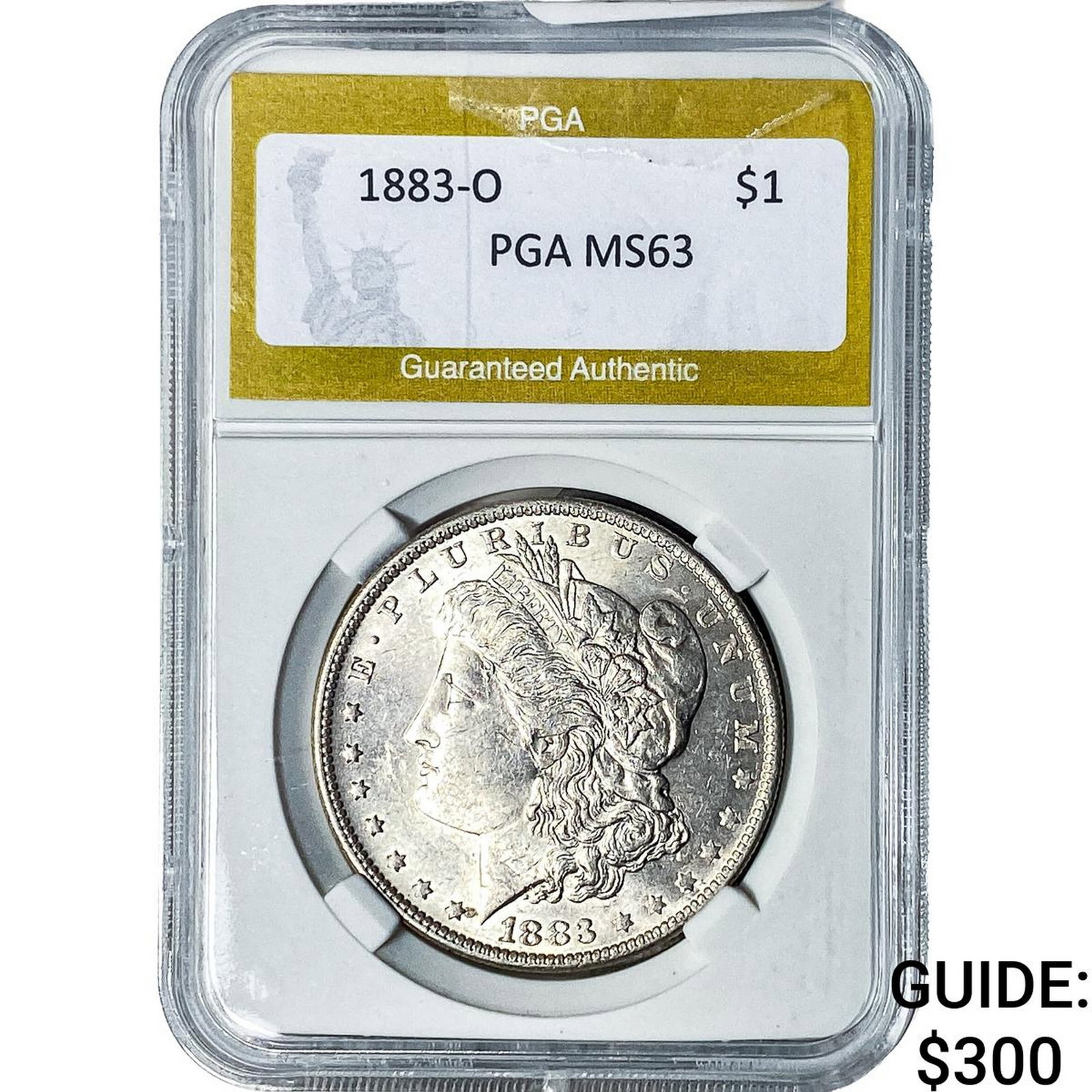 1883-O Morgan Silver Dollar PGA MS63 (1 of 2)