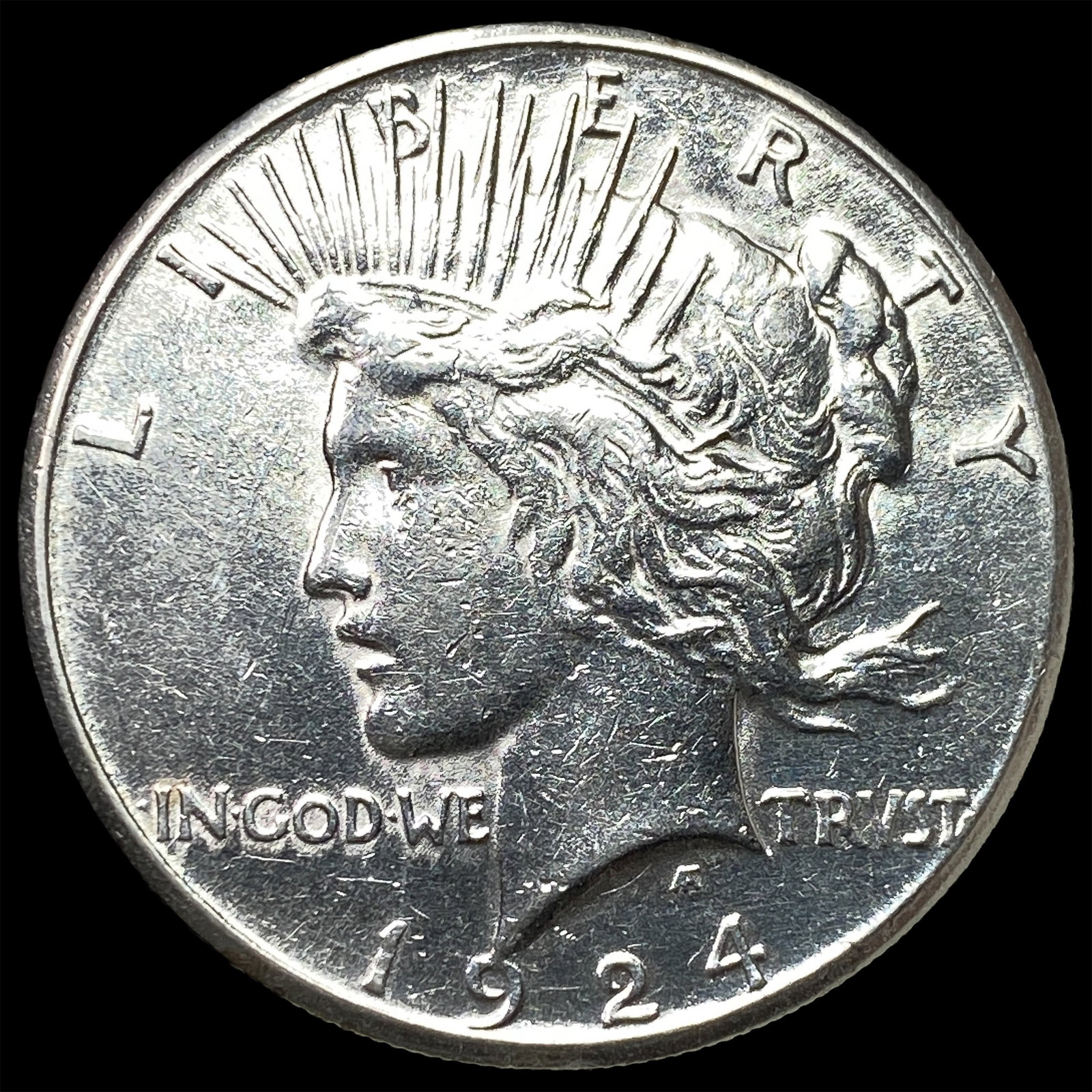 1924-S Silver Peace Dollar HIGH GRADE (1 of 2)