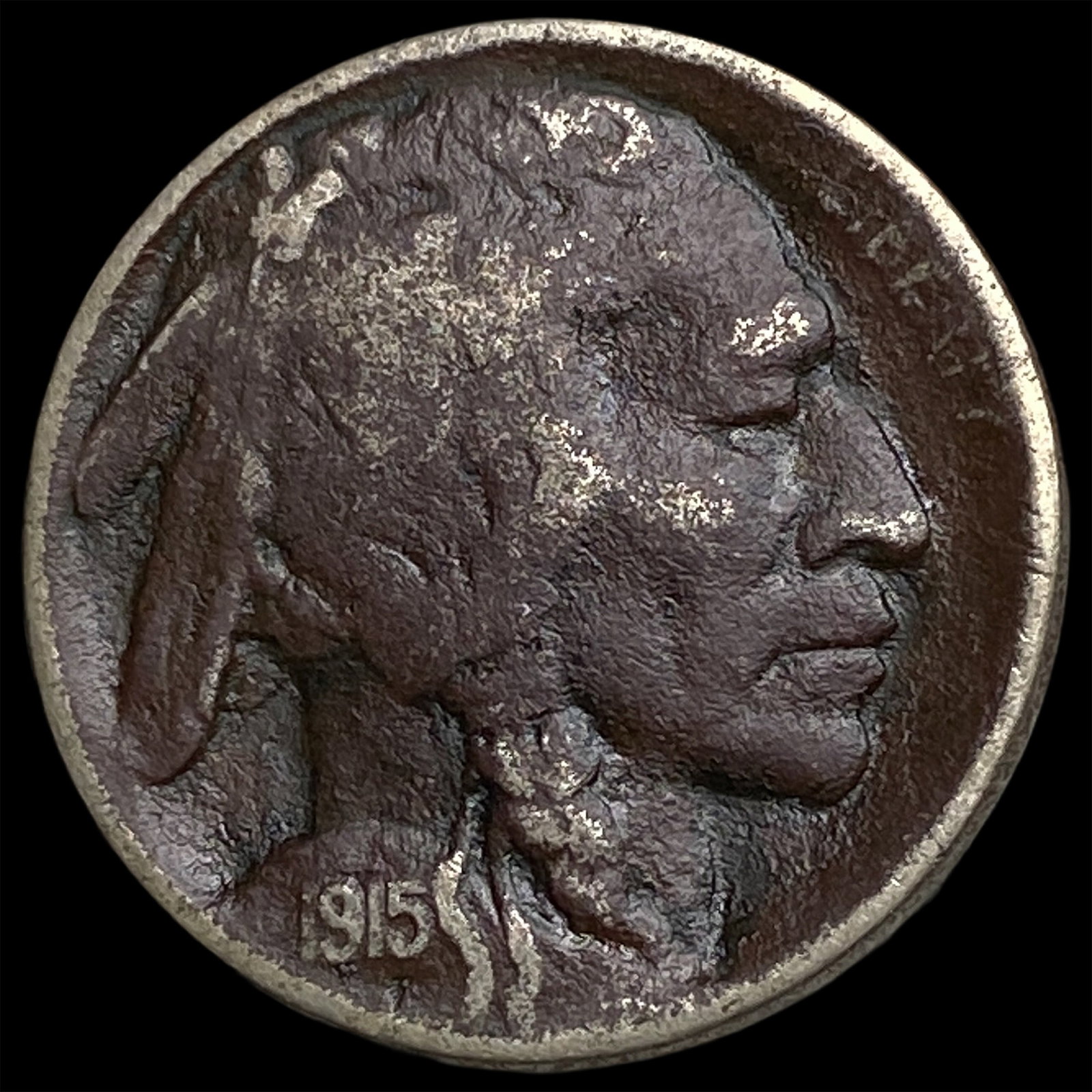 1915-D Buffalo Nickel NICELY CIRCULATED (1 of 2)