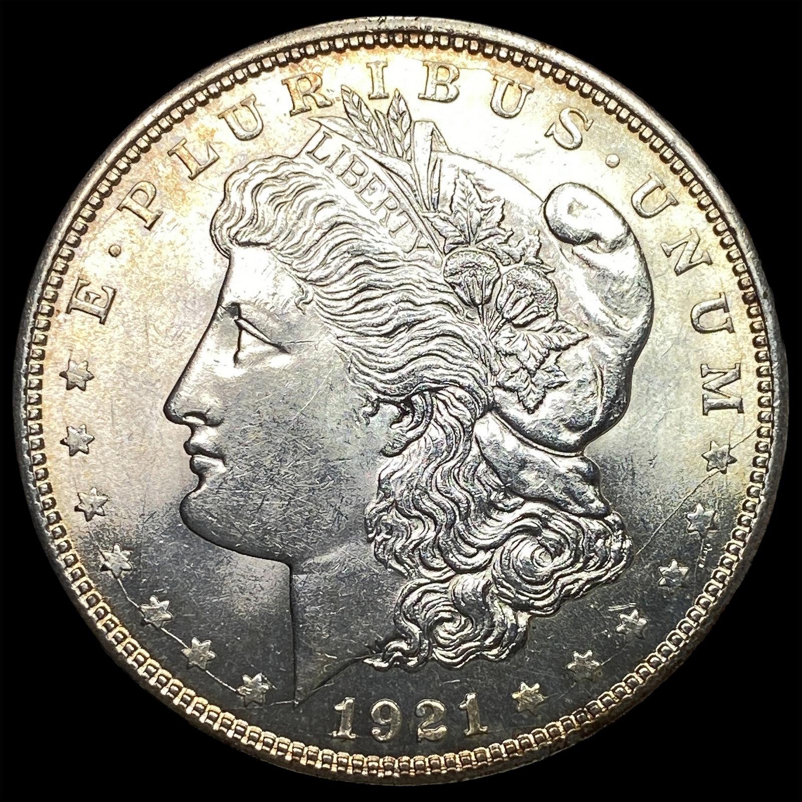 1921-D Silver Morgan Dollar CHOICE BU: 1921-D Silver Morgan Dollar CHOICE BU