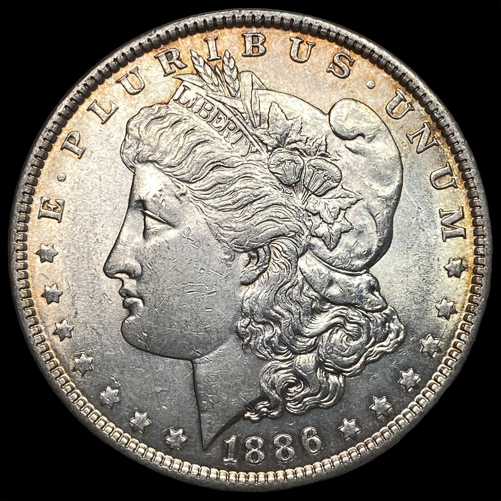 1886 Morgan Silver Dollar CHOICE AU: 1886 Morgan Silver Dollar CHOICE AU