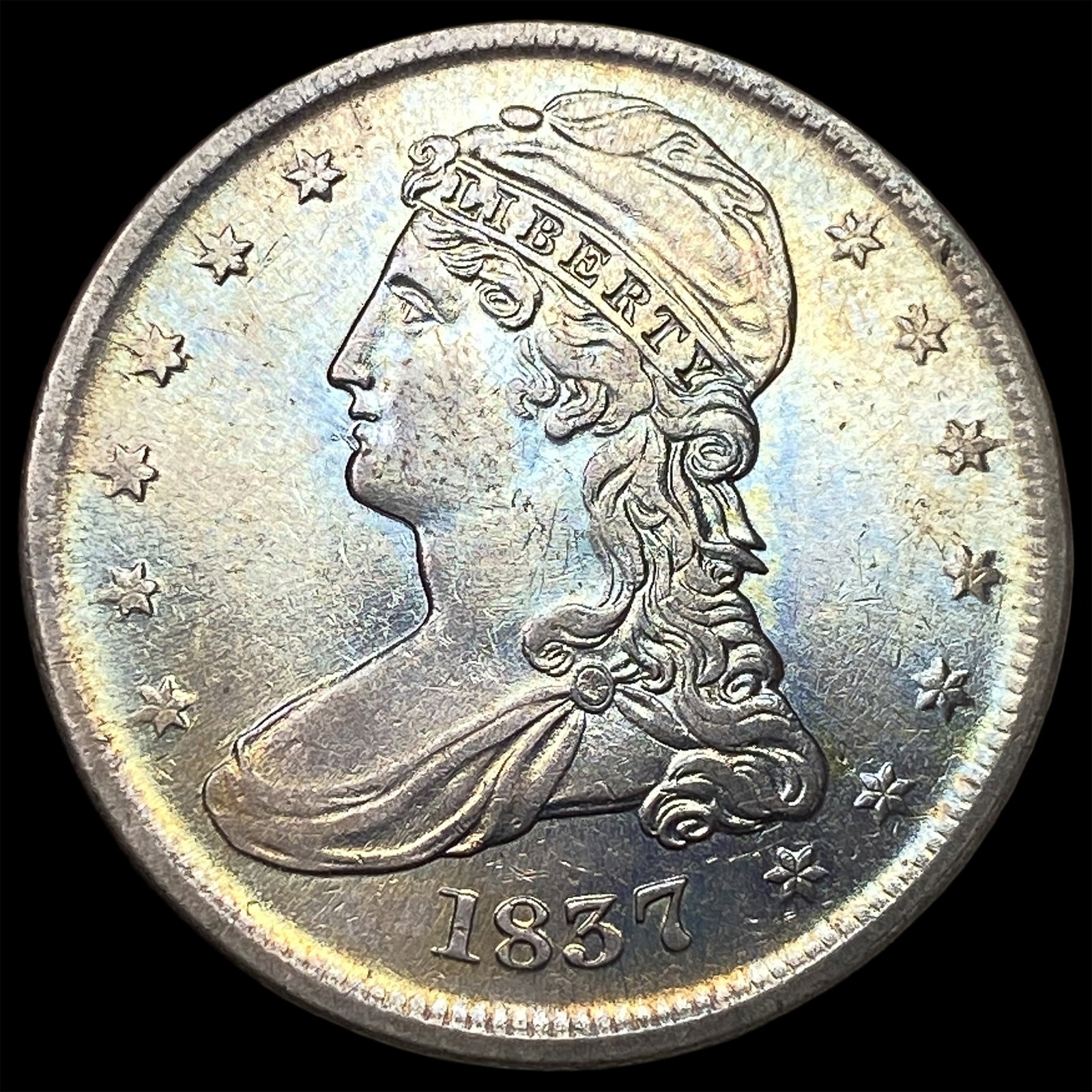 1837 Capped Bust Half Dollar HIGH GRADE (1 of 2)