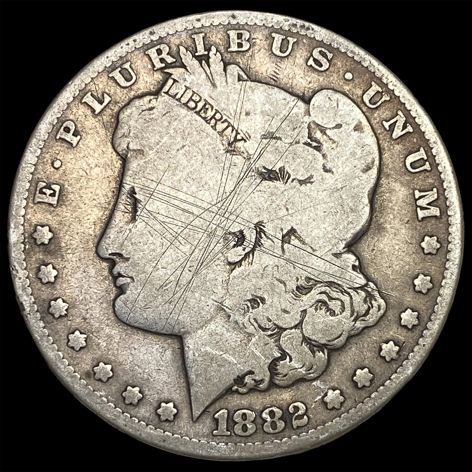 1882-CC Silver Morgan Dollar NICELY CIRCULATED: 1882-CC Silver Morgan Dollar NICELY CIRCULATED