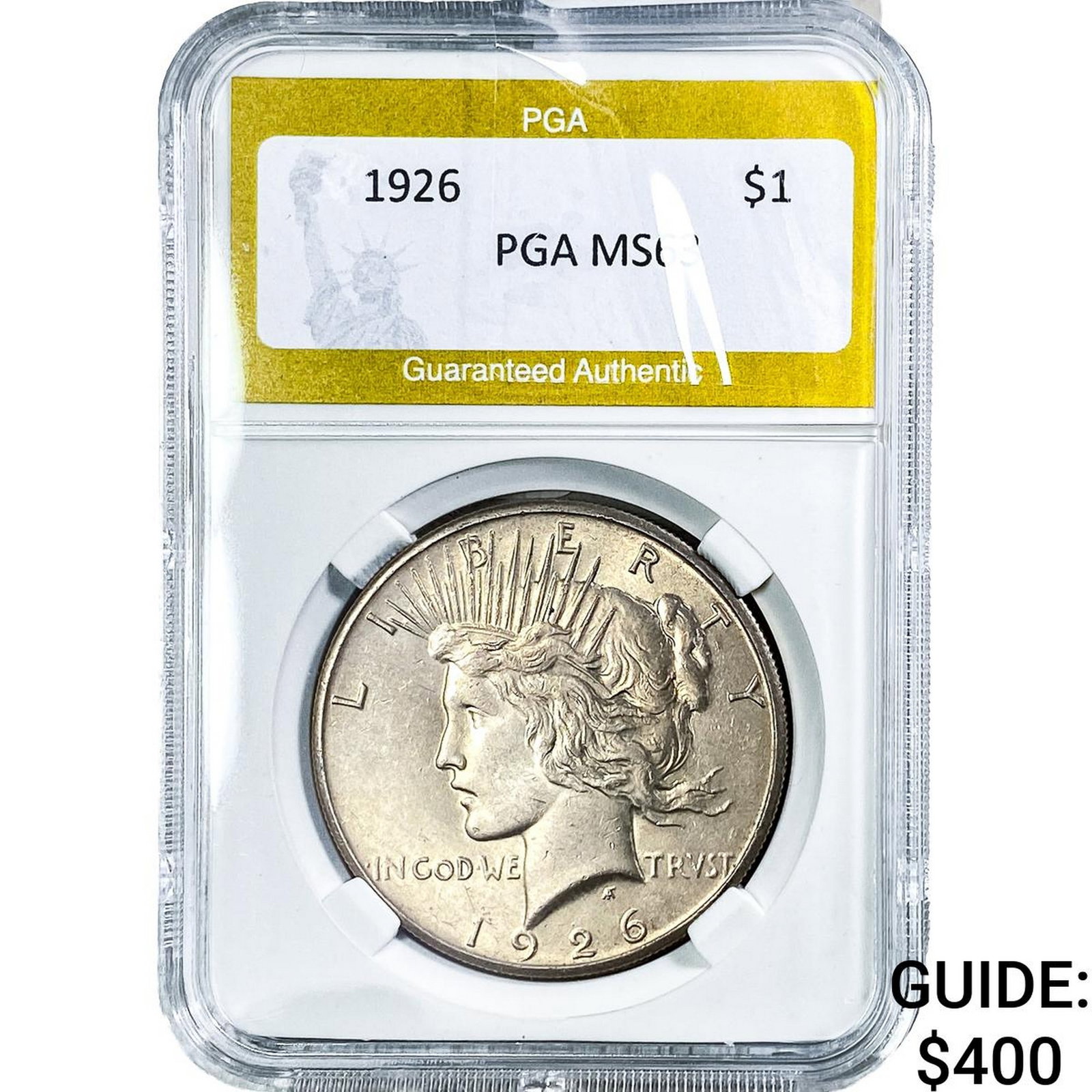1926 Silver Peace Dollar PGA MS63 (1 of 2)