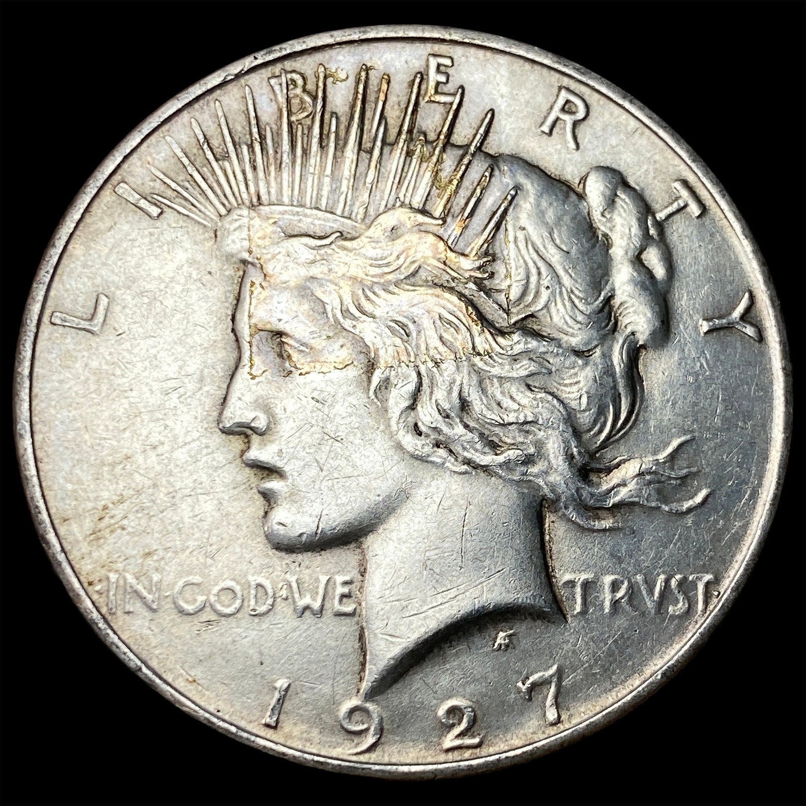 1927-D Peace Silver Dollar CLOSELY UNCIRCULATED (1 of 2)