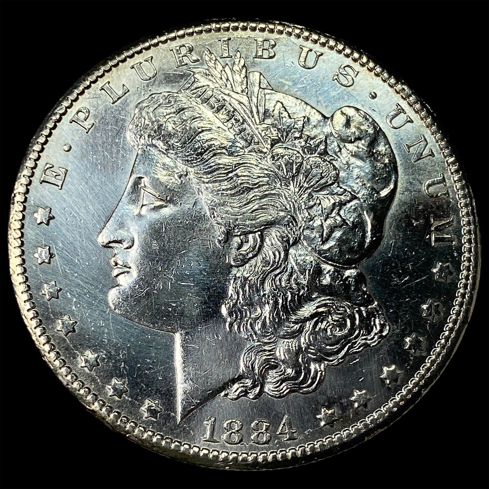 1884-CC Silver Morgan Dollar UNCIRCULATED: 1884-CC Silver Morgan Dollar UNCIRCULATED