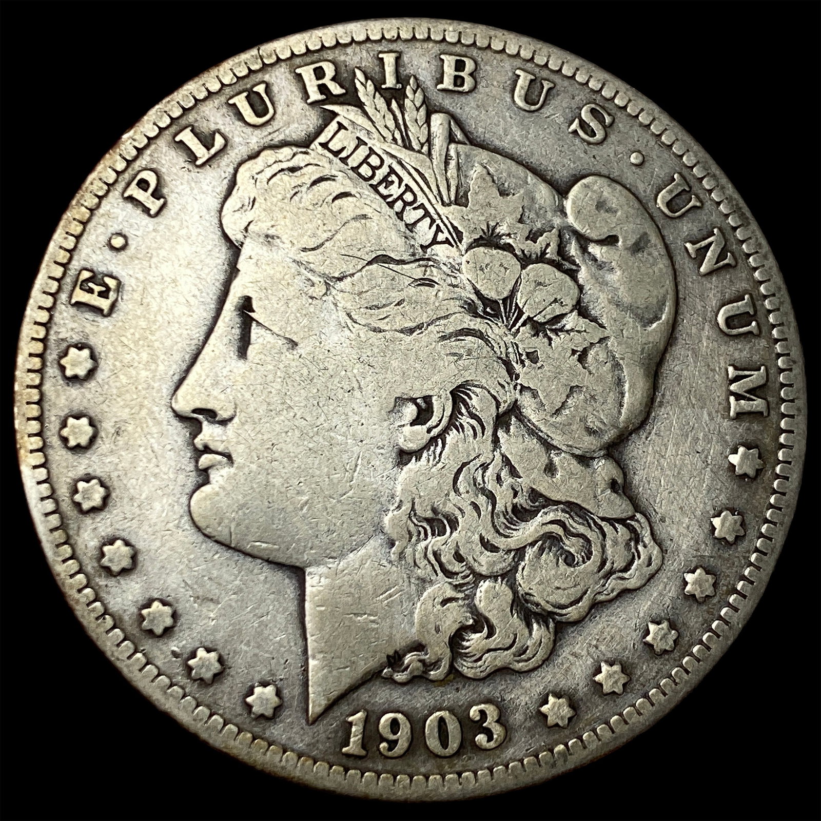 1903-S Silver Morgan Dollar NICELY CIRCULATED (1 of 2)