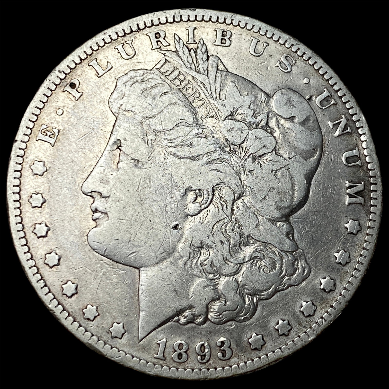 1893-O Silver Morgan Dollar LIGHTLY CIRCULATED: 1893-O Silver Morgan Dollar LIGHTLY CIRCULATED