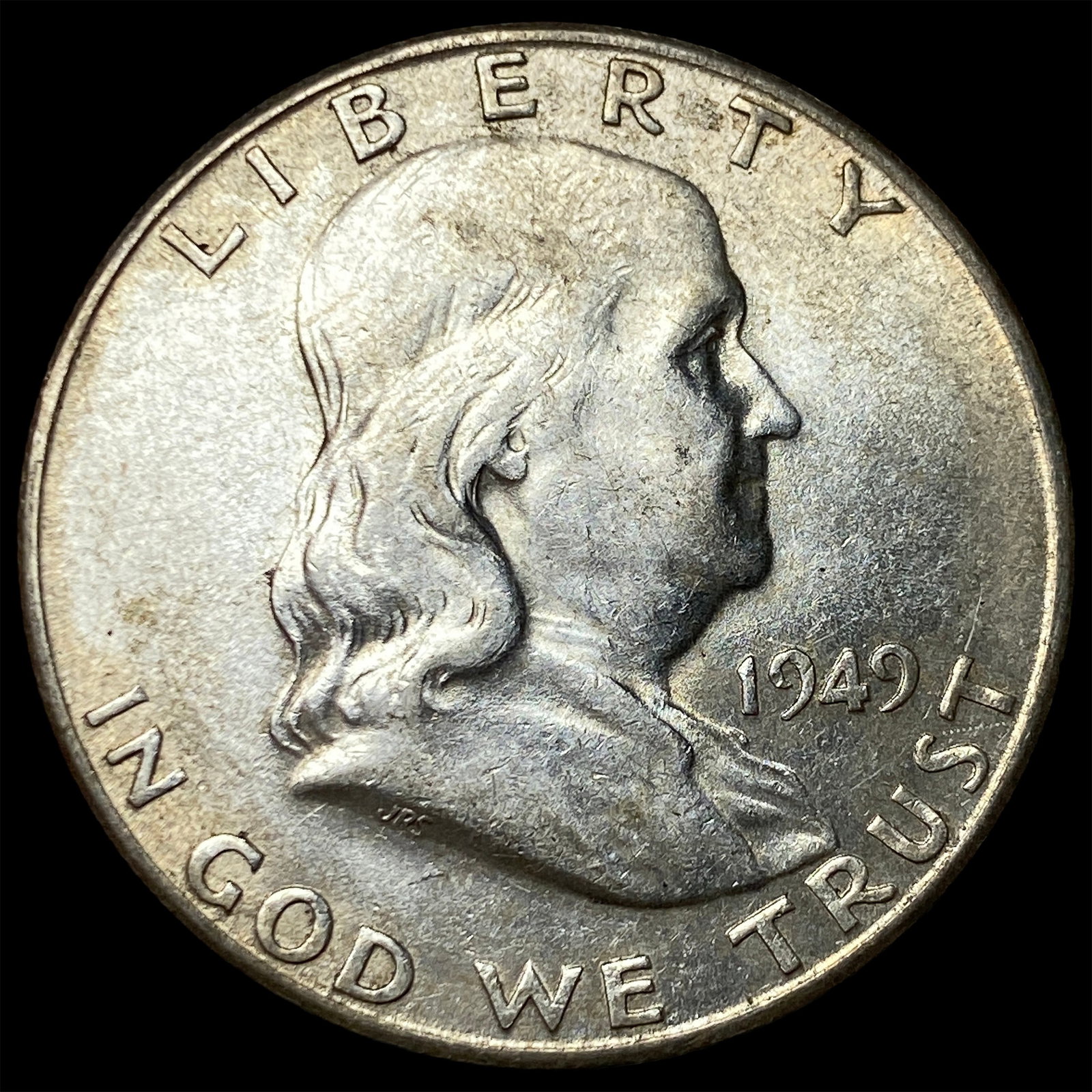 1949-S Silver Franklin Half Dollar UNCIRCULATED (1 of 2)